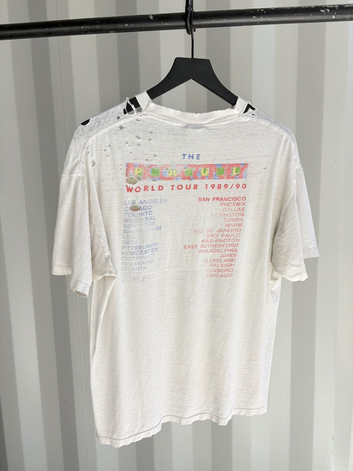 Band Tees Vintage Paul McCartney Shirt Faded Thrashed Grunge Band Thin Size US L / EU 52-54 / 3 - 3 Thumbnail