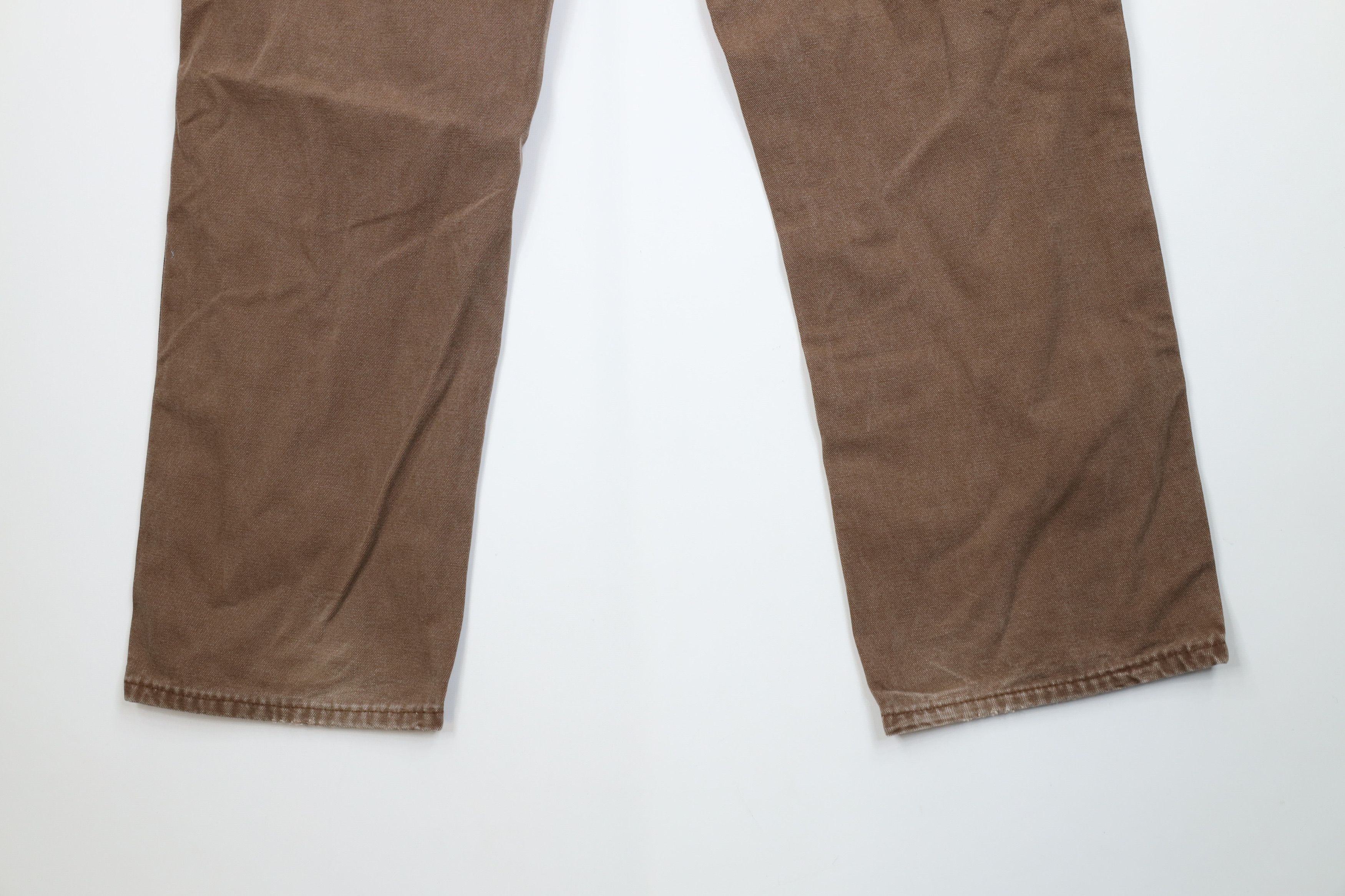 Dickies Vintage Y2K Dickies Wide Leg Dungaree Pants Brown Cotton Size US 38 / EU 54 - 12 Thumbnail
