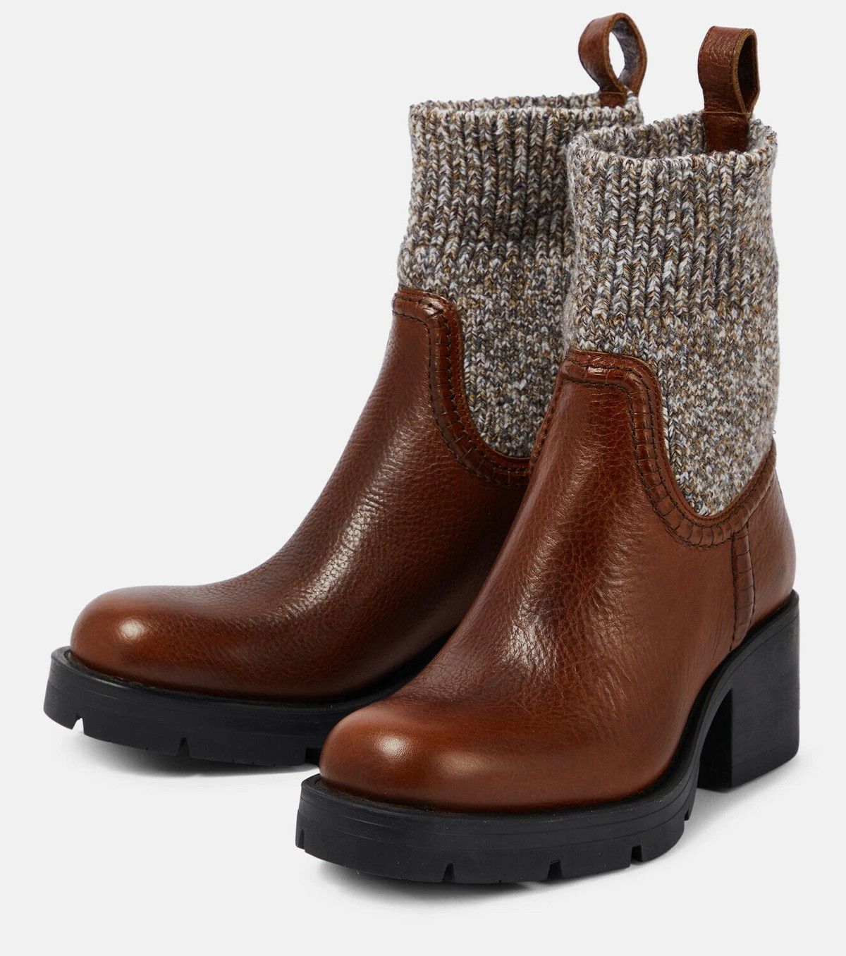 Chloe o1y0825 Ankle Boots in Brown Size US 6 / IT 36 - 2 Thumbnail
