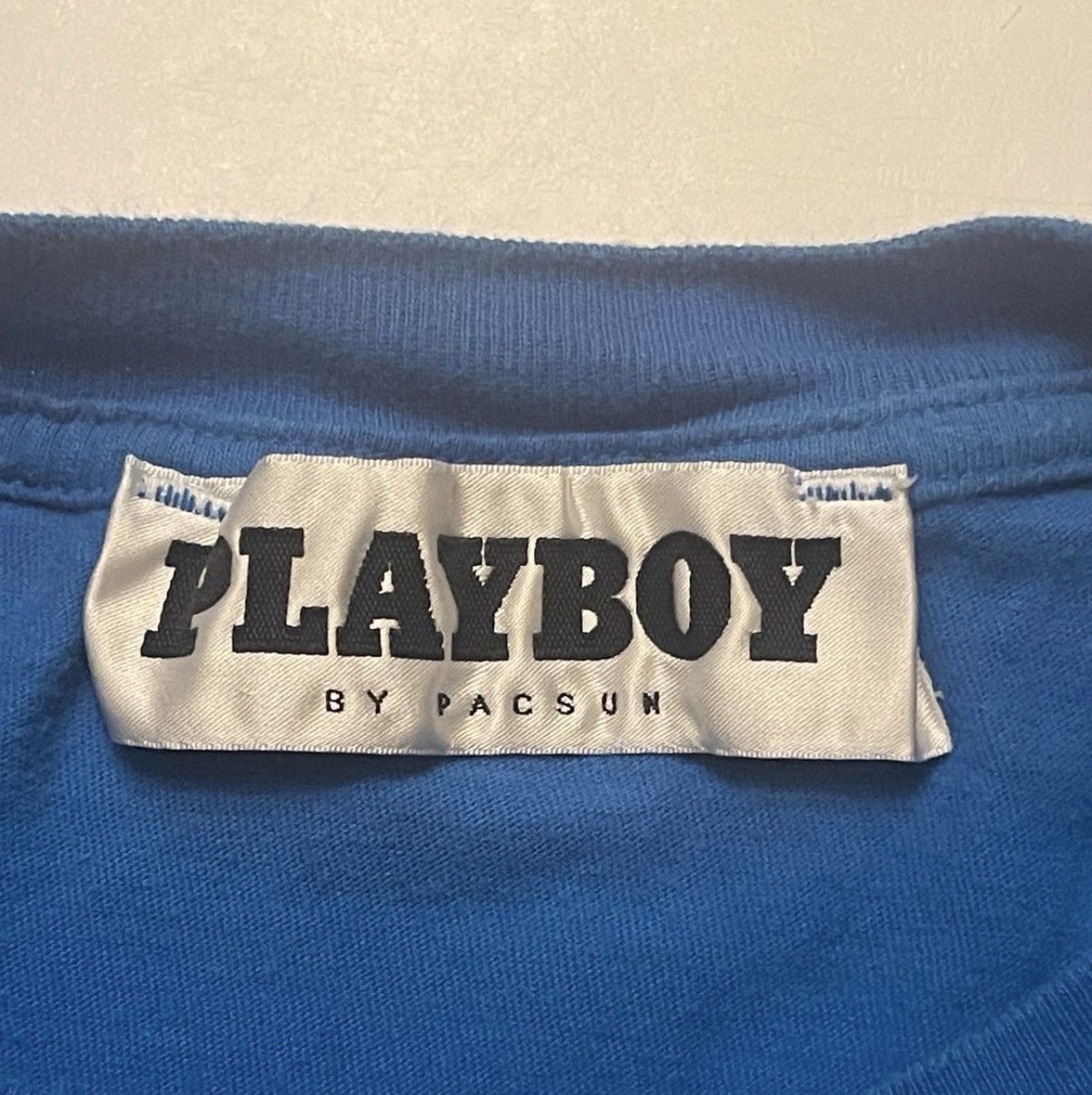Pacsun × Playboy Playboy By Pacsun Men’s Blue Size Large Cotton T-Shirt Size US L / EU 52-54 / 3 - 6 Thumbnail