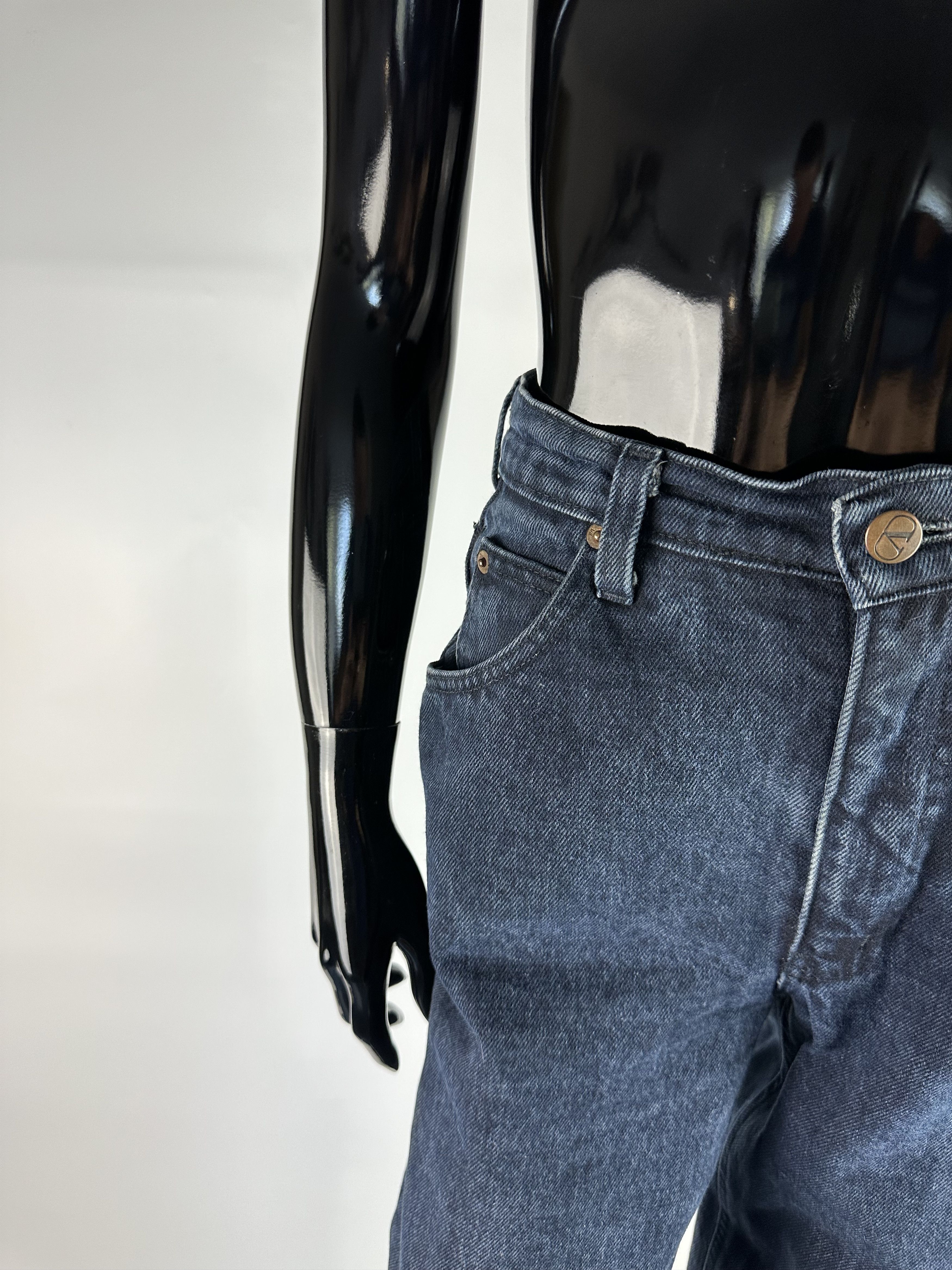 Valentino × Vintage 90s Valentino Vintage Mom Jeans Denim Pants Blue Size 27 Size 27" / US 4 / IT 40 - 9 Thumbnail