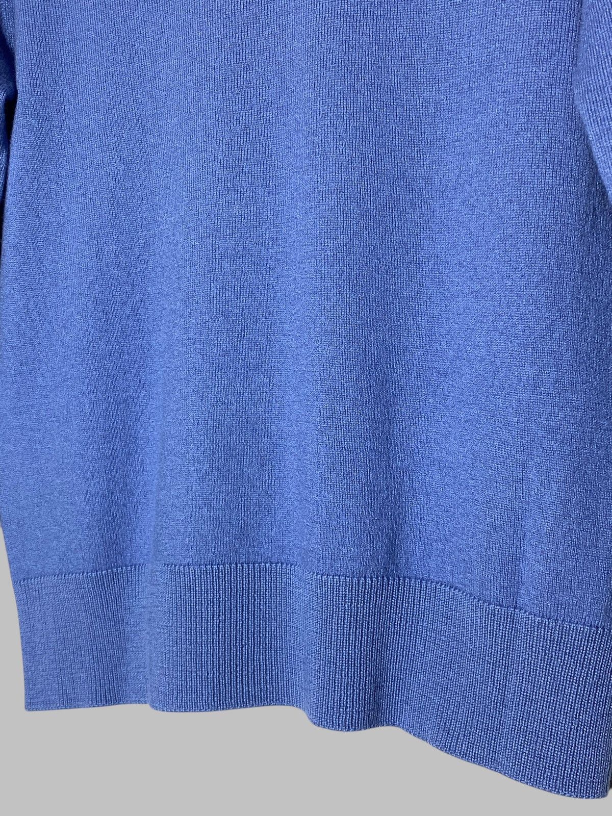 Gran Sasso Gran Sasso Steve Jobs Aesthetic Blue Wool Turtleneck Sweater Size US XS / EU 42 / 0 - 12 Thumbnail