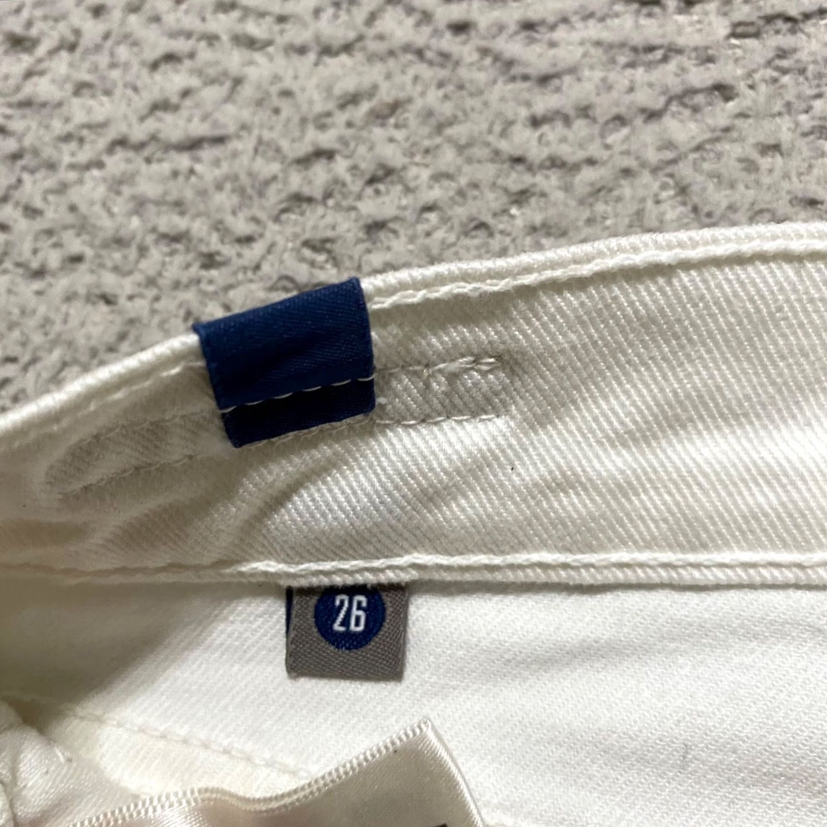 Citizens Of Humanity Citizen of Humanity Jeans Womens 26 White Lennox Boyfriend Straight Crop Jeans Size 26" / US 2 / IT 38 - 4 Thumbnail