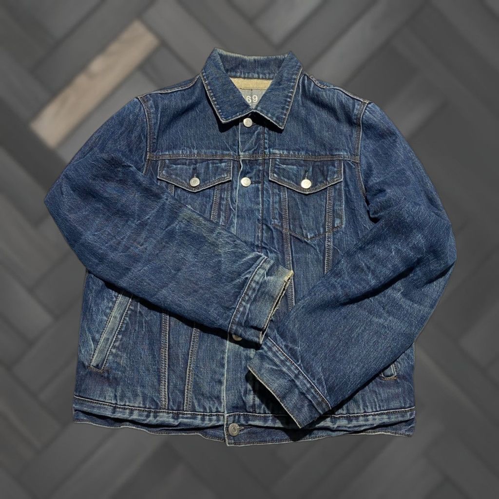 Gap VINTAGE Gap 1969 Trucker Denim Jacket Sherpa Lined Quilted Blue S Men Jacket Size US S / EU 44-46 / 1 - 1 Thumbnail