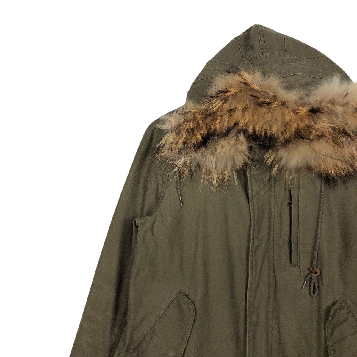 Japanese Brand 📌Vintage Parka Jacket Urban Research Mink Fur Hoodie Size US M / EU 48-50 / 2 - 8 Thumbnail