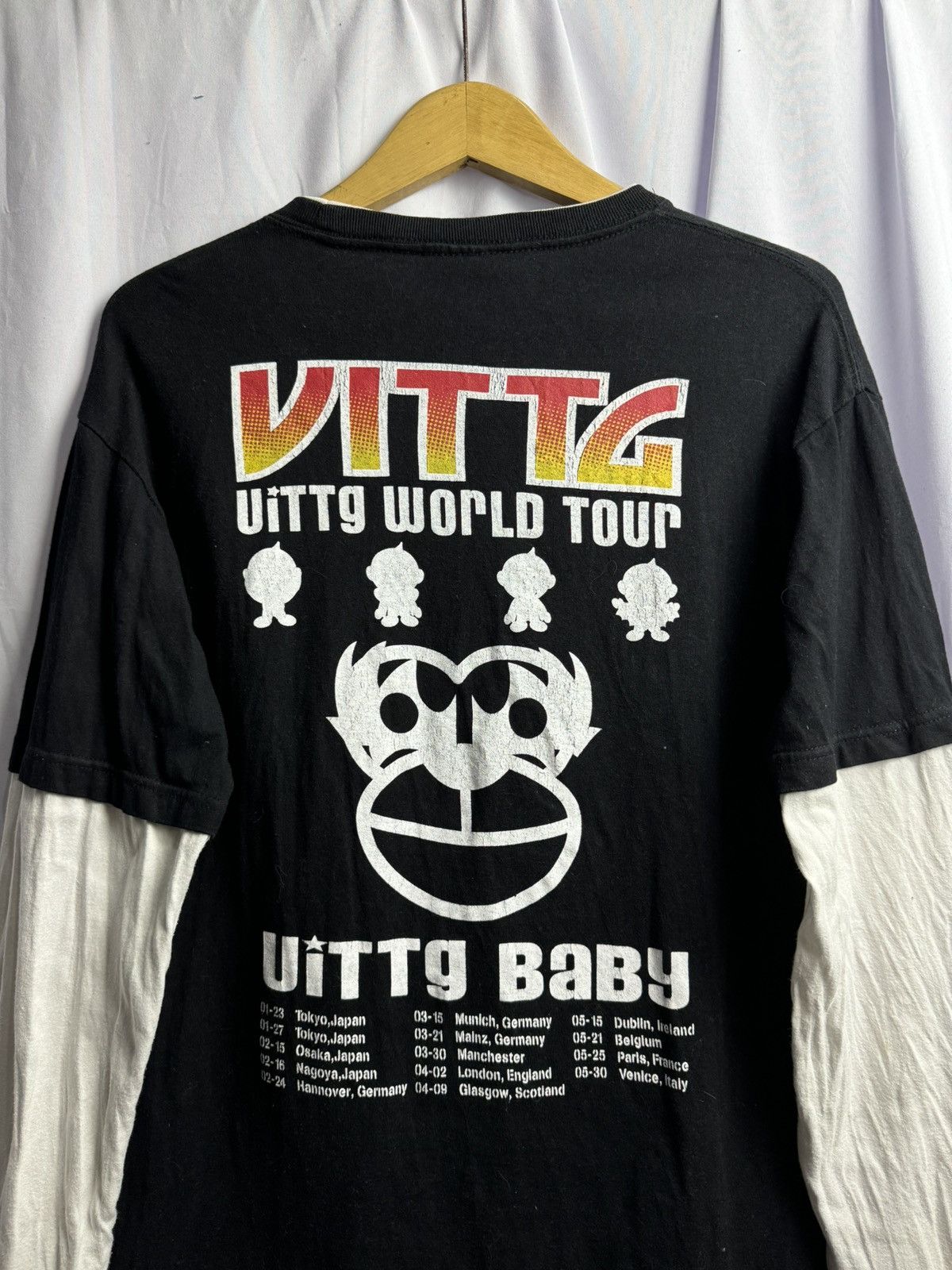 If Six Was Nine × Japanese Brand × Le Grande Bleu (L.G.B.) Double Layers Uittg World Tour Long Sleeve Size US M / EU 48-50 / 2 - 5 Thumbnail