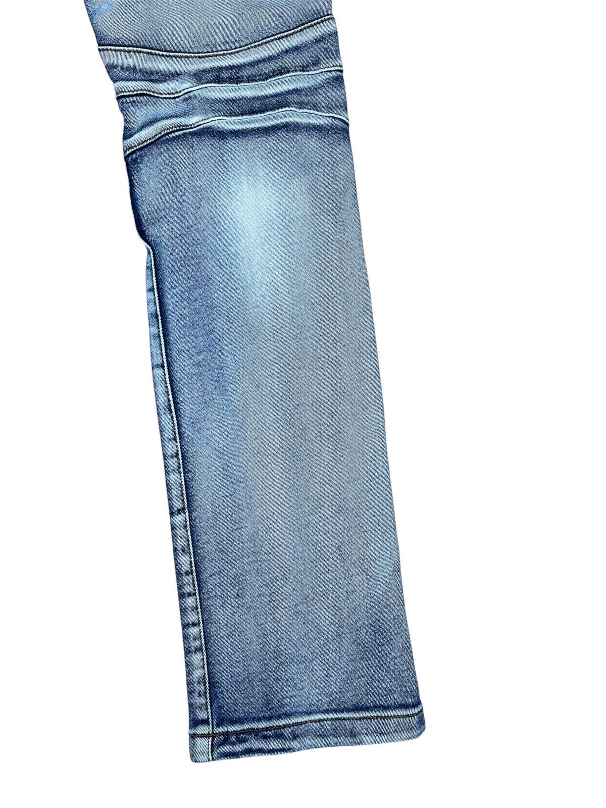 In The Attic In The Attic Homme Moto Distressed Denim Jeans Y2K Japan Size US 28 / EU 44 - 11 Thumbnail