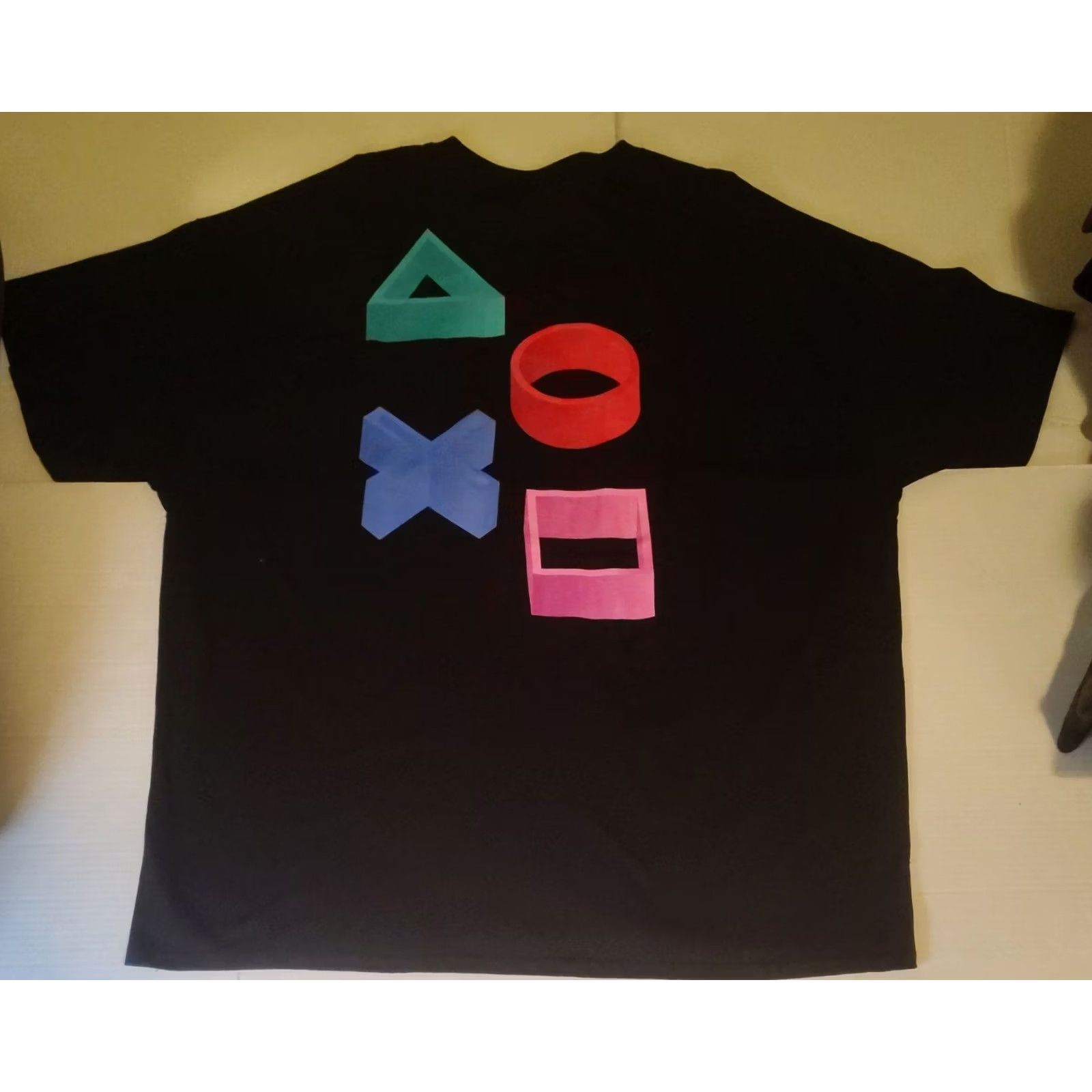 Vintage VINTAGE Playstation T-Shirt Mens 4XL Black Video Gamer Controller Buttons Graphic Size US XXL / EU 58 / 5 - 2 Thumbnail