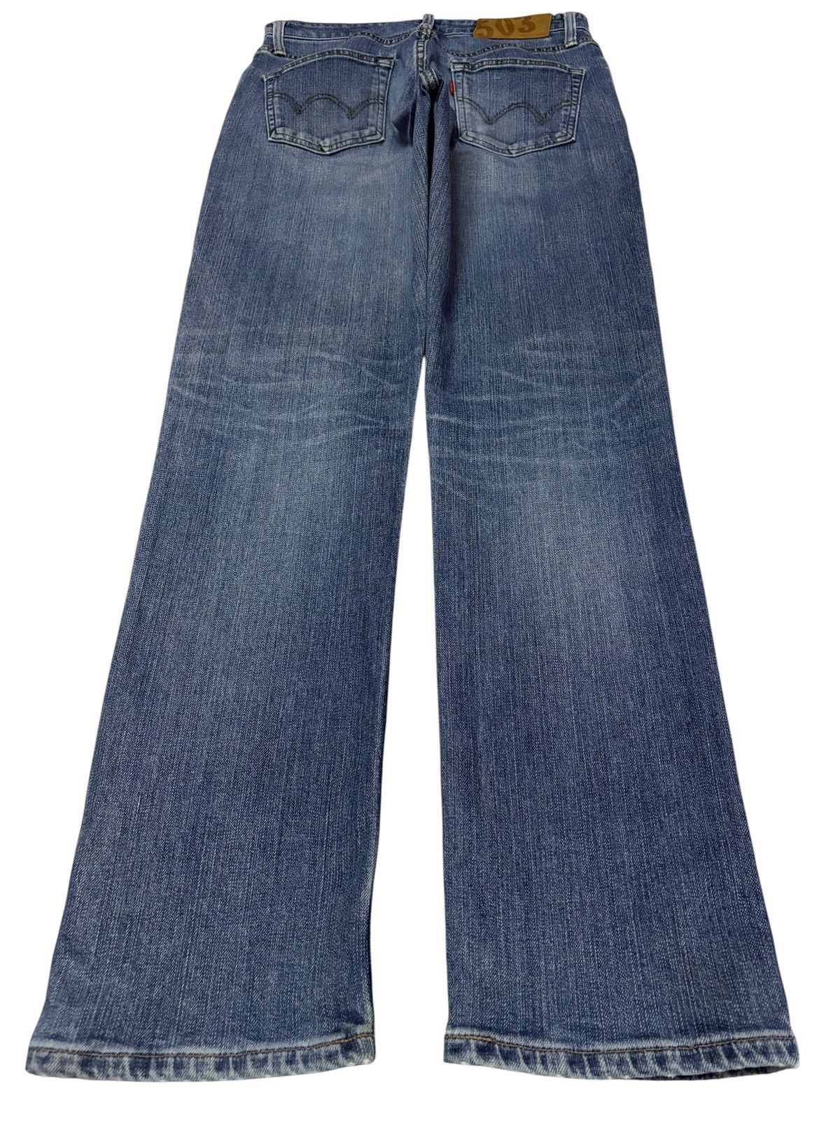 Edwin Vtg Edwin Japan 503 Blue Washed Distressed Jeans Size US 28 / EU 44 - 2 Thumbnail