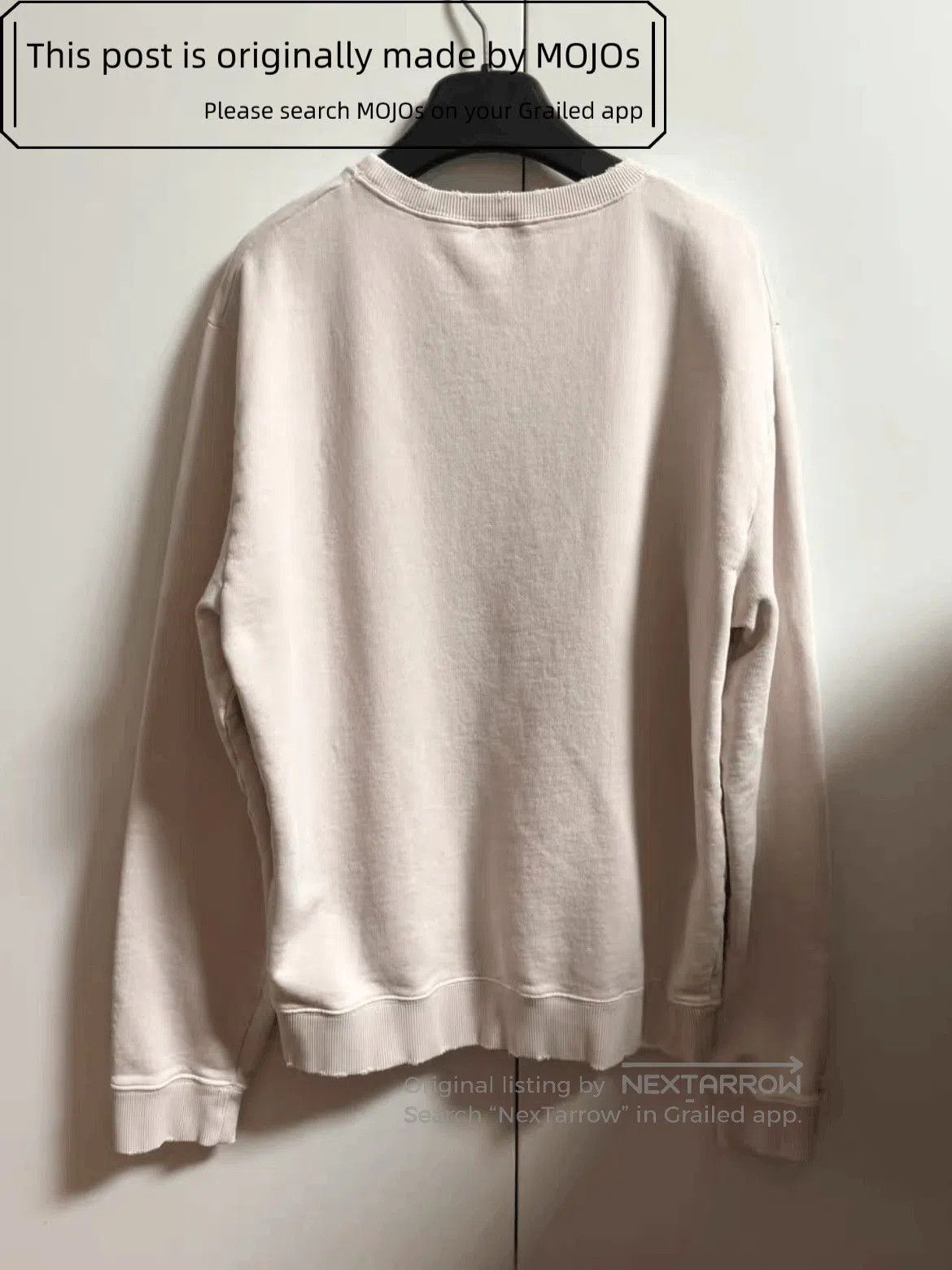 Saint Laurent Paris Saint Laurent Paris Front Logo Light Pink Sweatshirt mojos1 Size US XXL / EU 58 / 5 - 5 Thumbnail