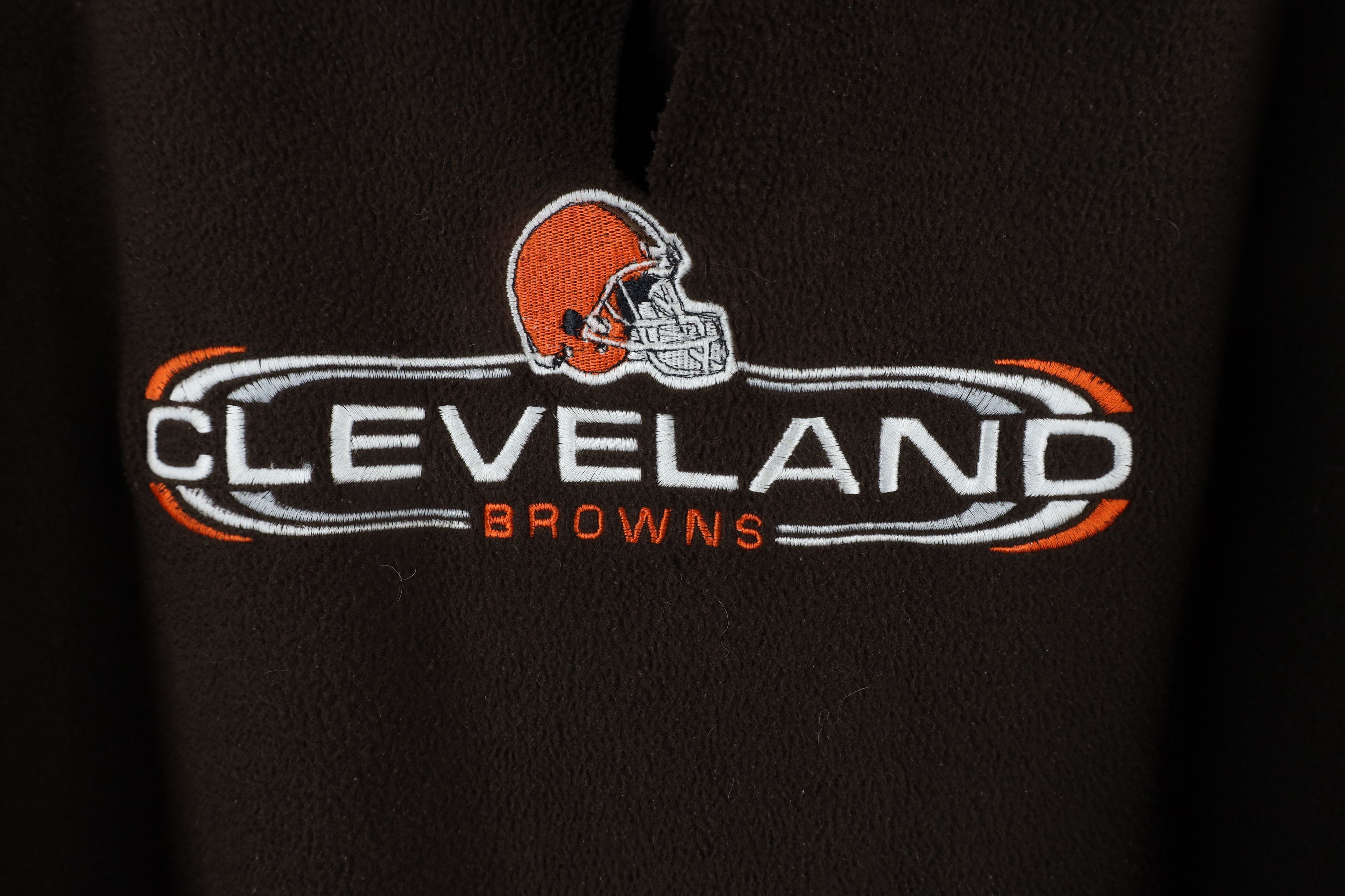Vintage Vintage NFL Out Cleveland Browns Football Fleece Hoodie Size US L / EU 52-54 / 3 - 6 Thumbnail
