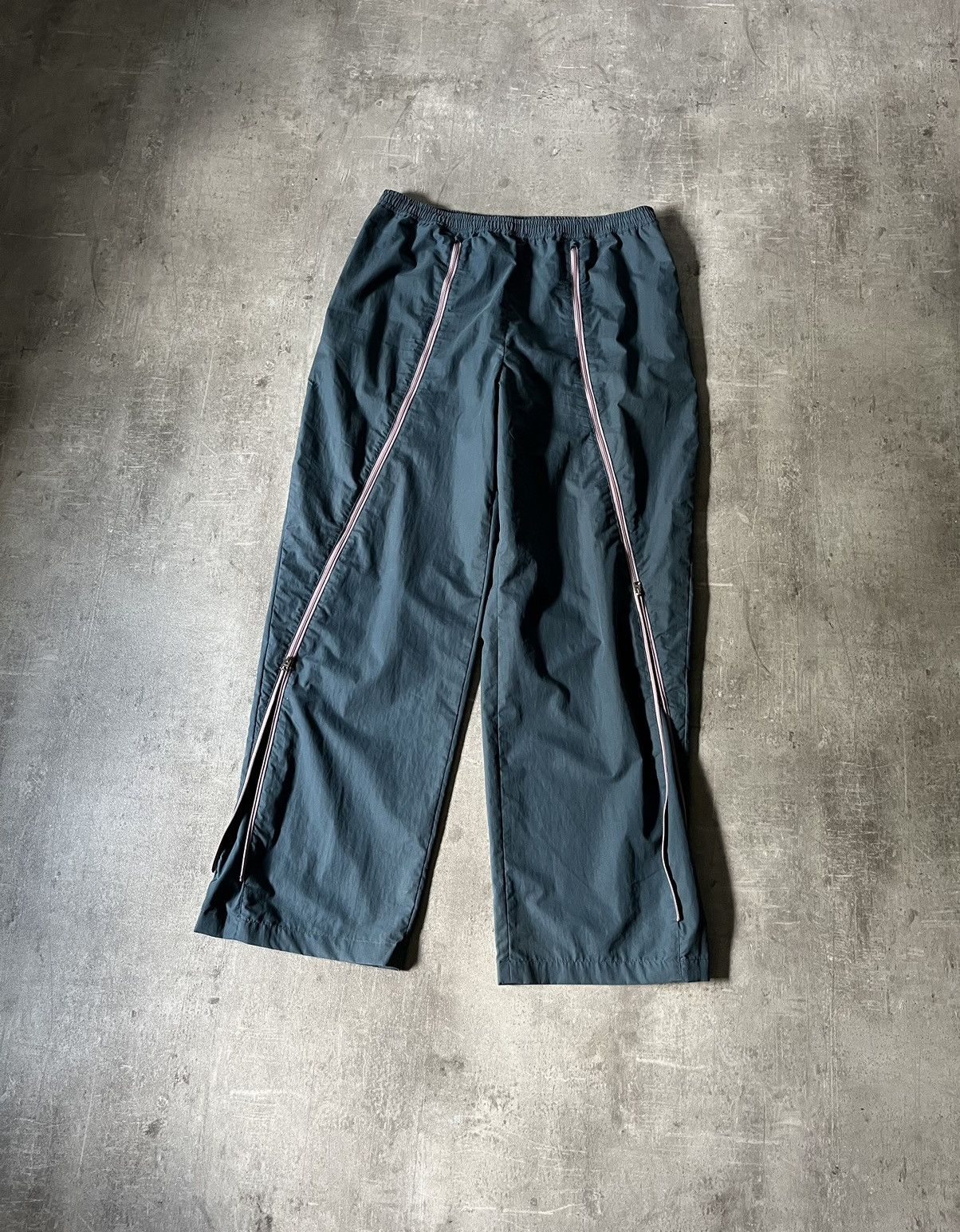 image of Acne Studios Full Zip Pants Very Blue, Men's (Size 34)