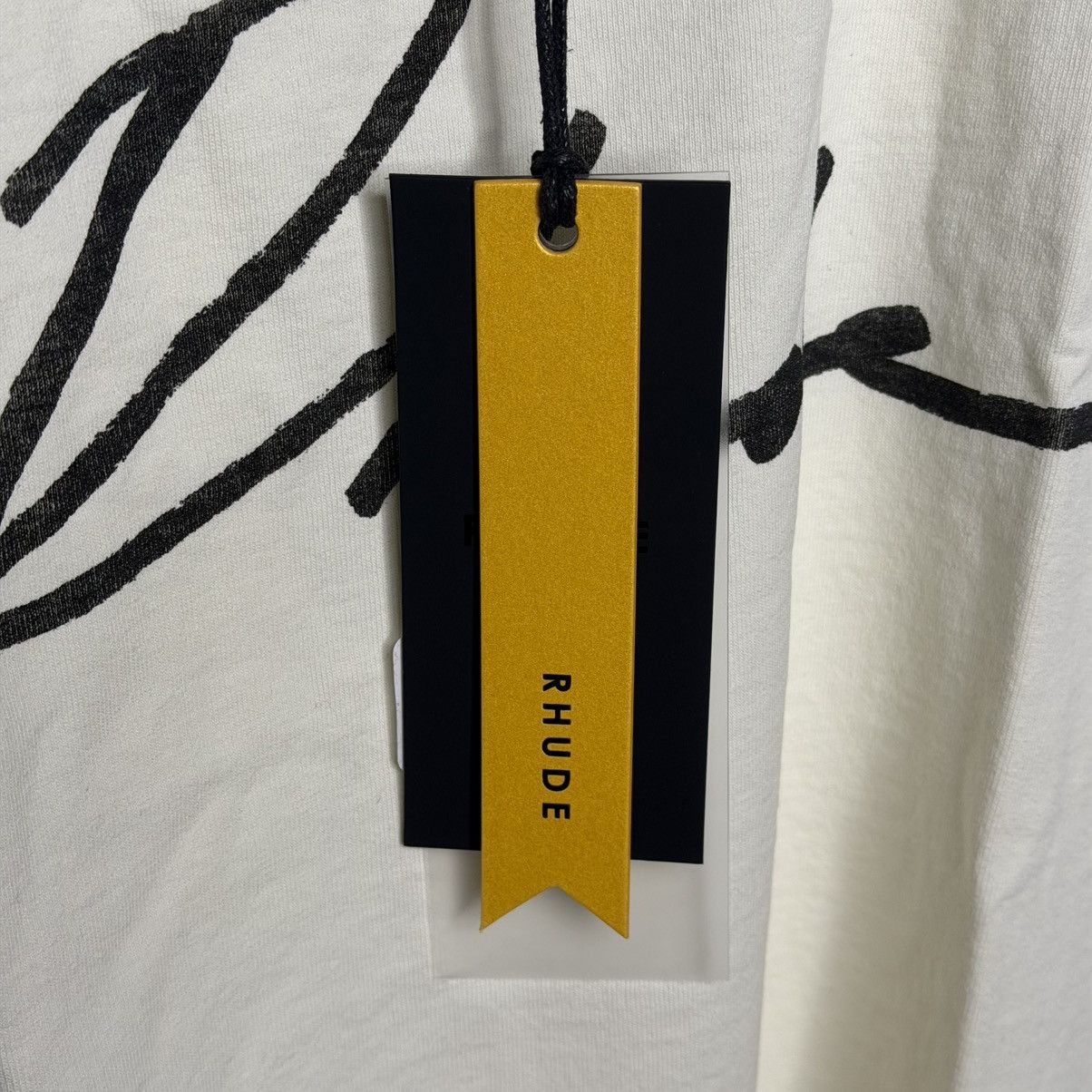 Rhude Rhude Script Tee, Size Small, 100% Authentic, Fast Shipping Size US S / EU 44-46 / 1 - 3 Thumbnail