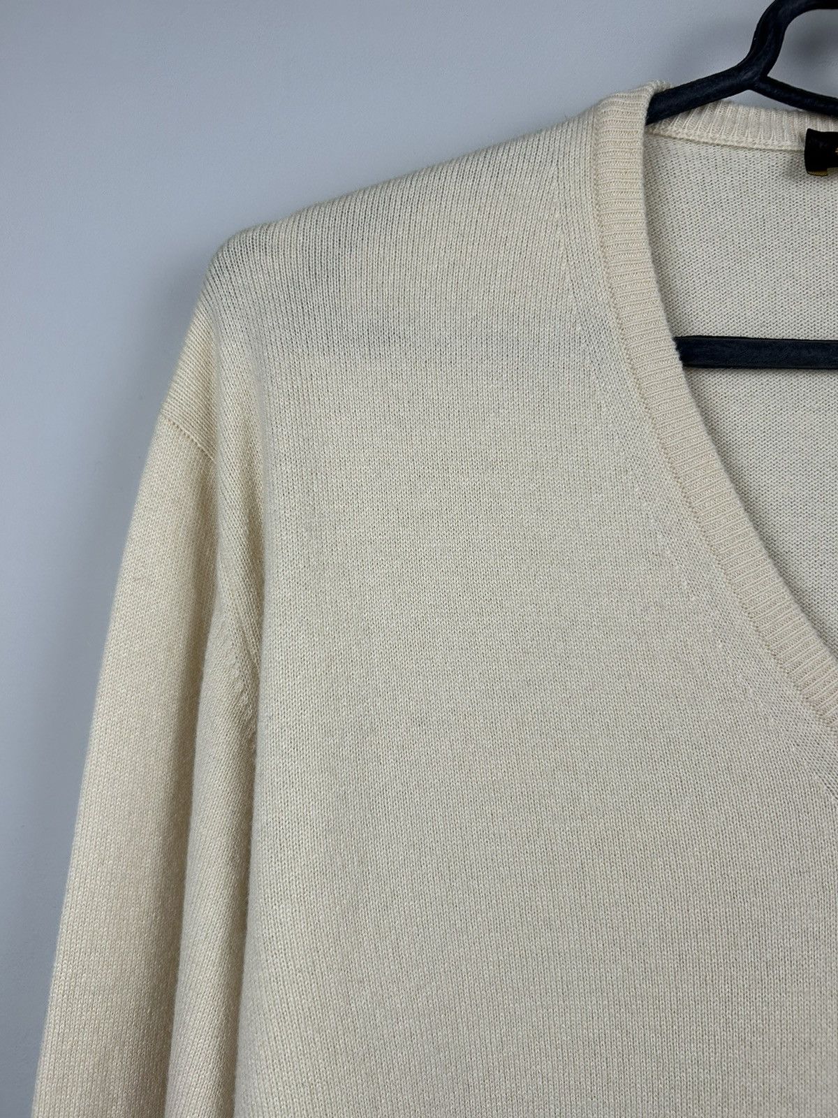 Loro Piana Loro Piana Cashmere Knit Sweater V-Neck Size US L / EU 52-54 / 3 - 7 Thumbnail