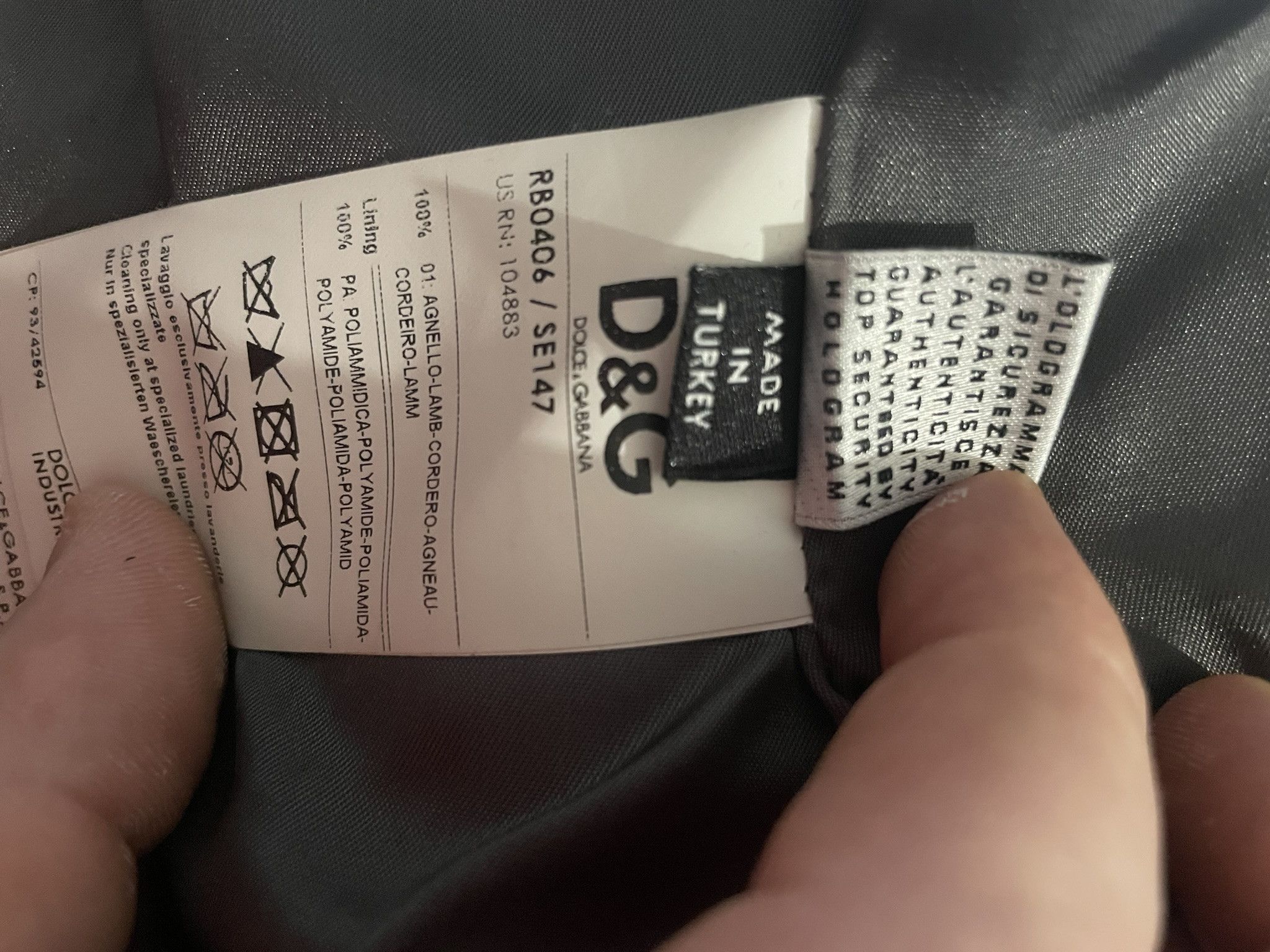 Dolce & Gabbana D&G leather jaket Size US L / EU 52-54 / 3 - 12 Thumbnail