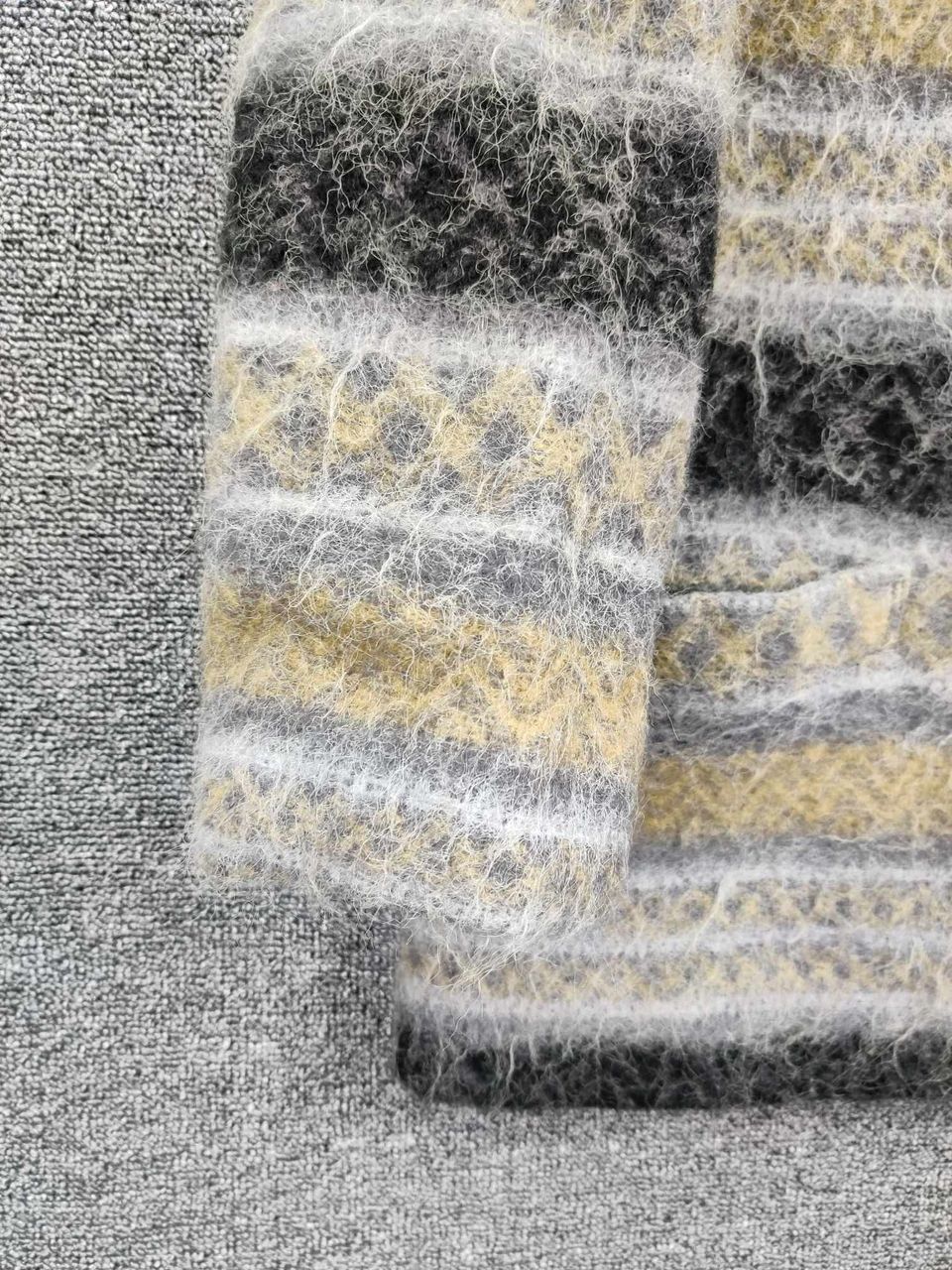 Japanese Brand Love Rich Mohair Cardigan Nice Design Size US M / EU 48-50 / 2 - 4 Thumbnail