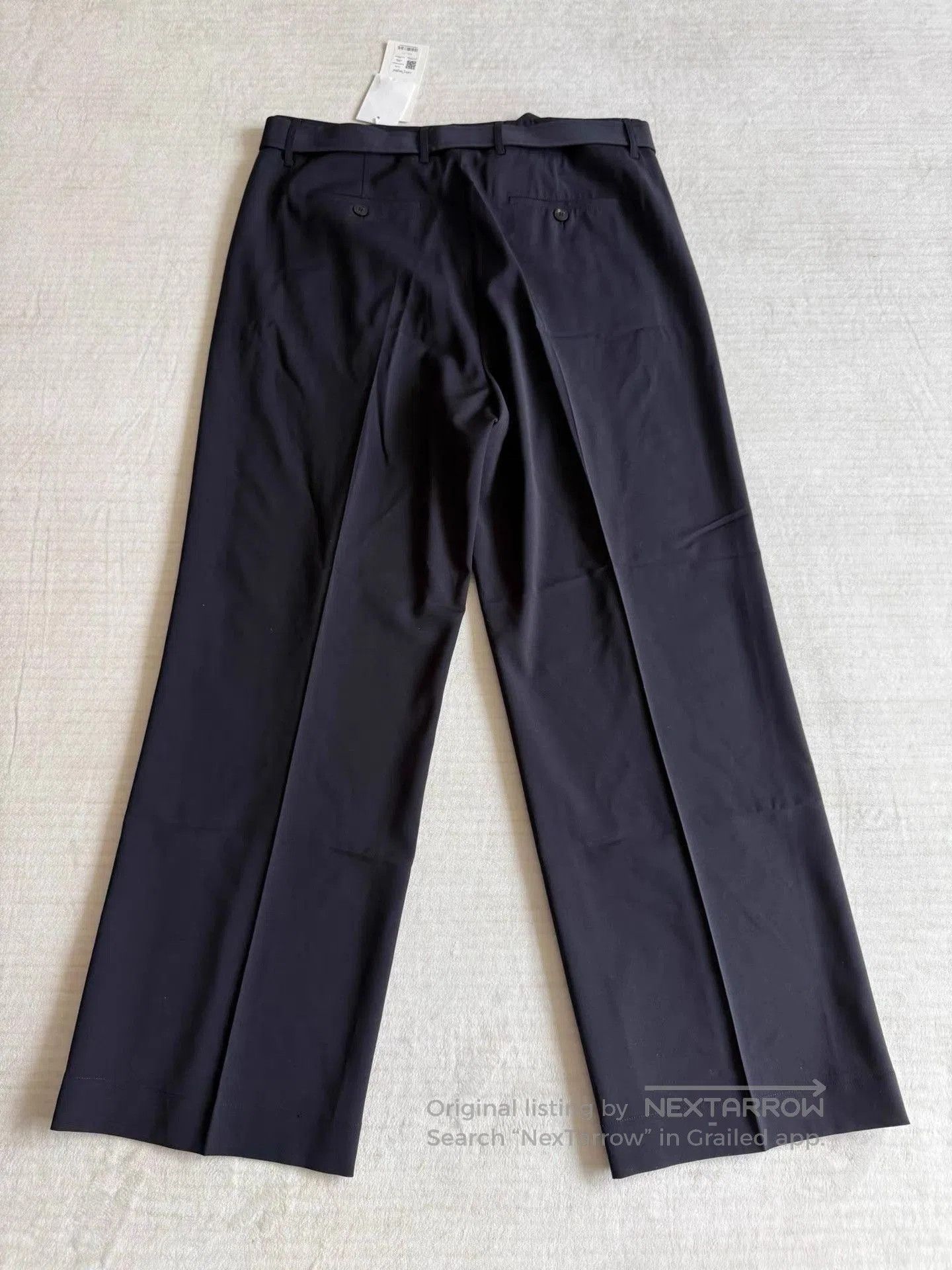 LE17SEPTEMBRE Black Tailored Straight-Leg Pants Size 34. Size US 34 / EU 50 - 2 Thumbnail