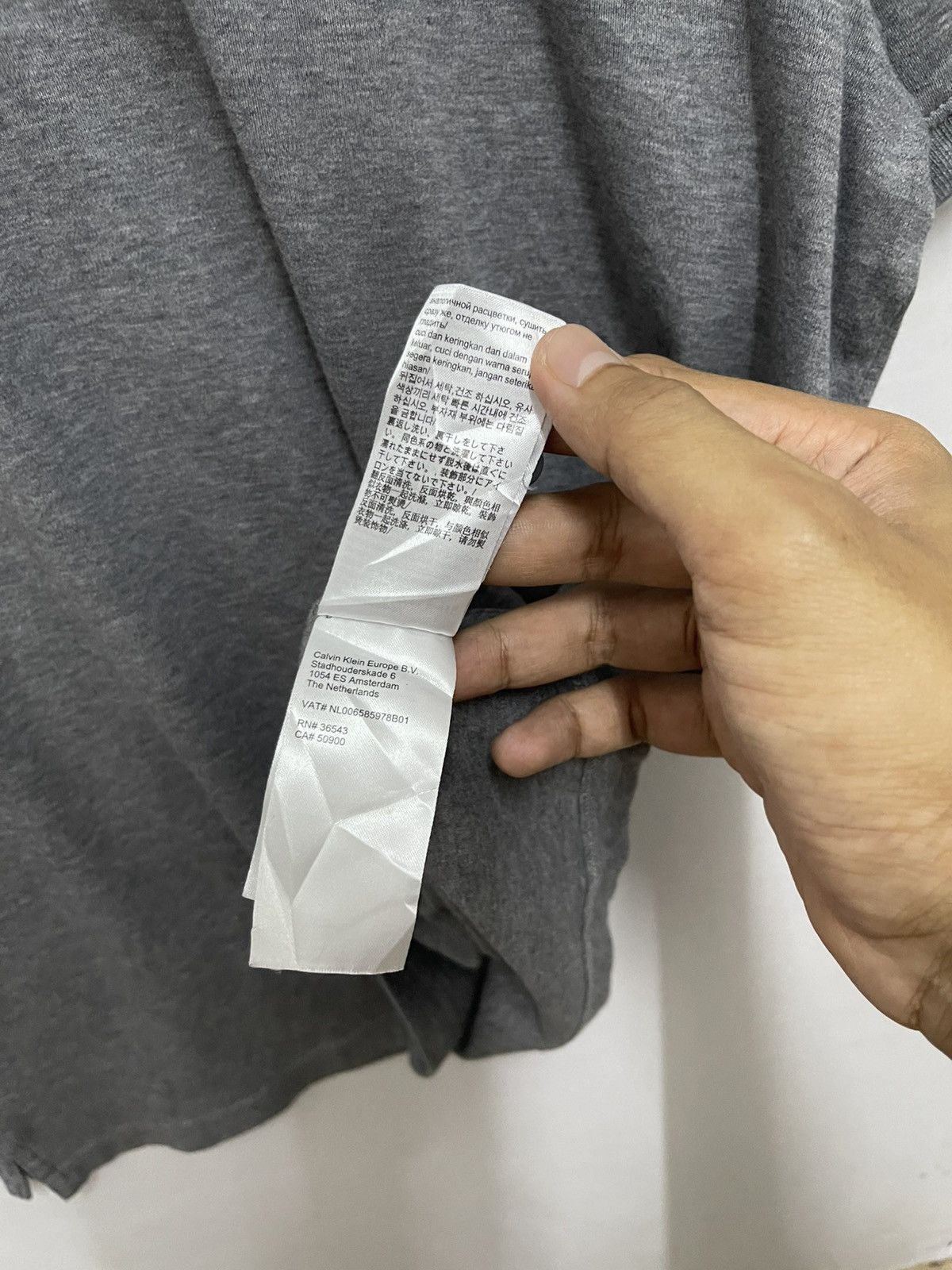 Calvin Klein Calvin Klein Polo shirt Grey Size US L / EU 52-54 / 3 - 7 Thumbnail