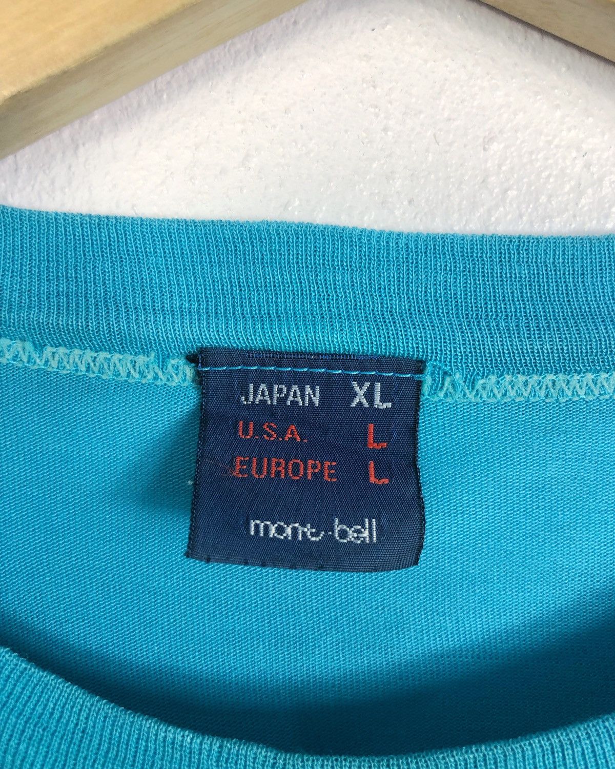 Montbell Rare Vintage 80s Montbell Tee Size US L / EU 52-54 / 3 - 8 Thumbnail