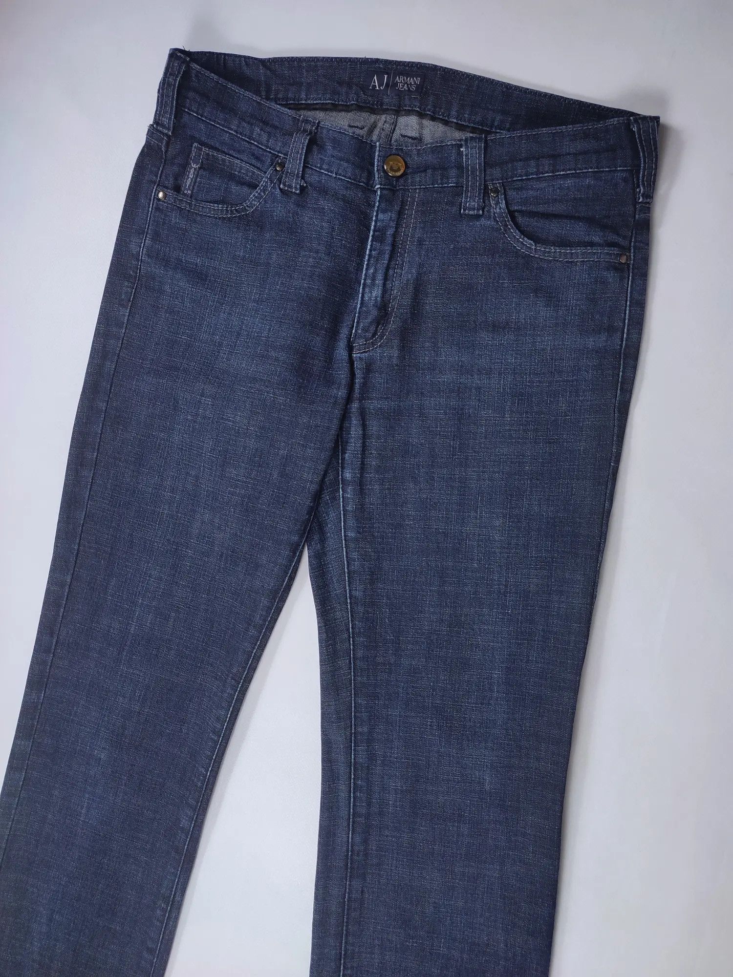 Armani Armani Jeans Stretched Indigo Slim Pants Size US 29 - 5 Thumbnail