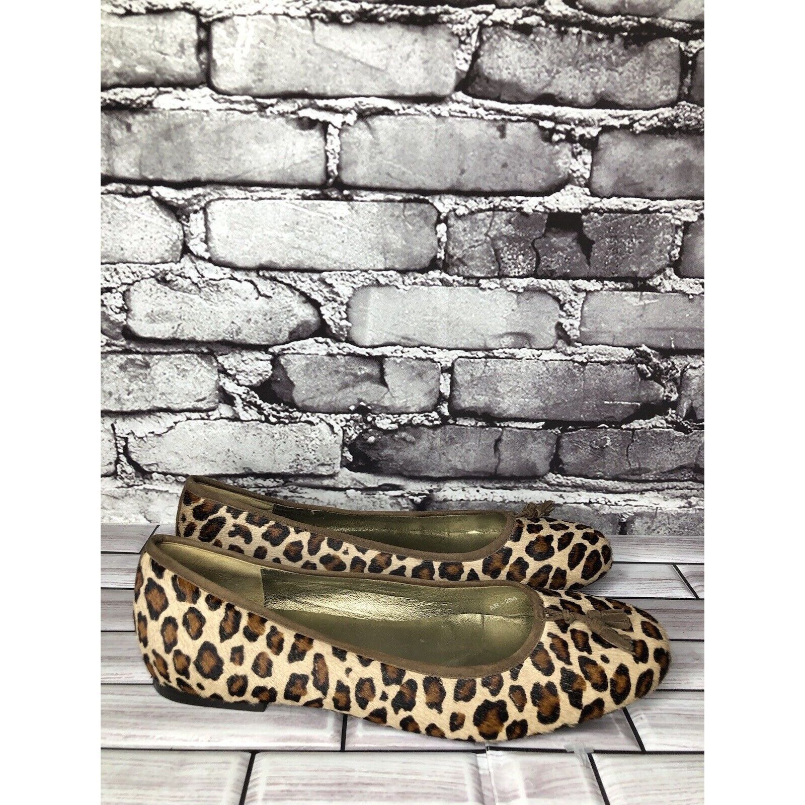 Boden Boden Leopard Print Calf Hair Tassel Ballet Flats Shoes Wome Size US 11 / IT 41 - 3 Thumbnail