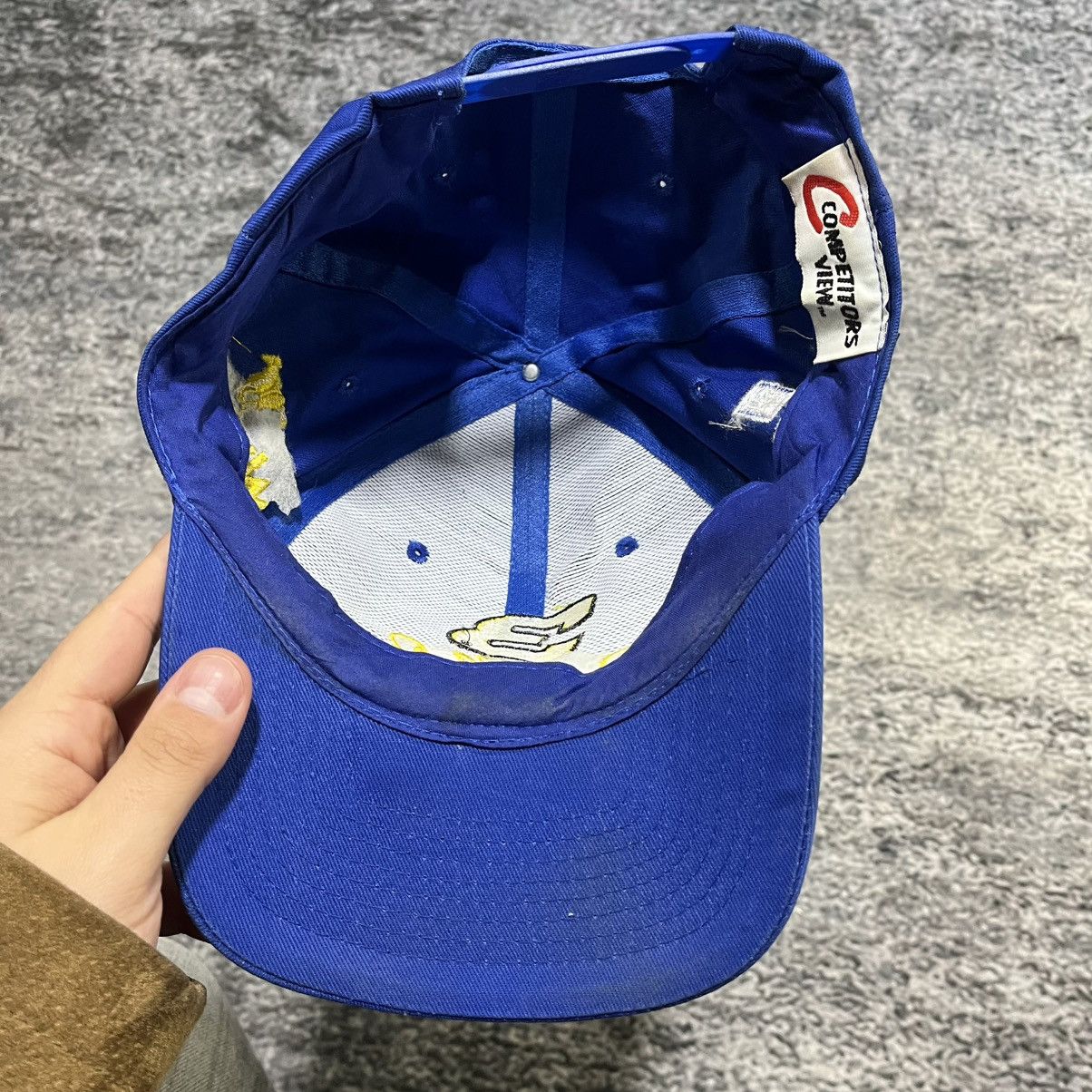 NASCAR Vintage 90s Dale Earnhardt Wrangler Blue NASCAR Snapback Hat Size ONE SIZE - 7 Thumbnail