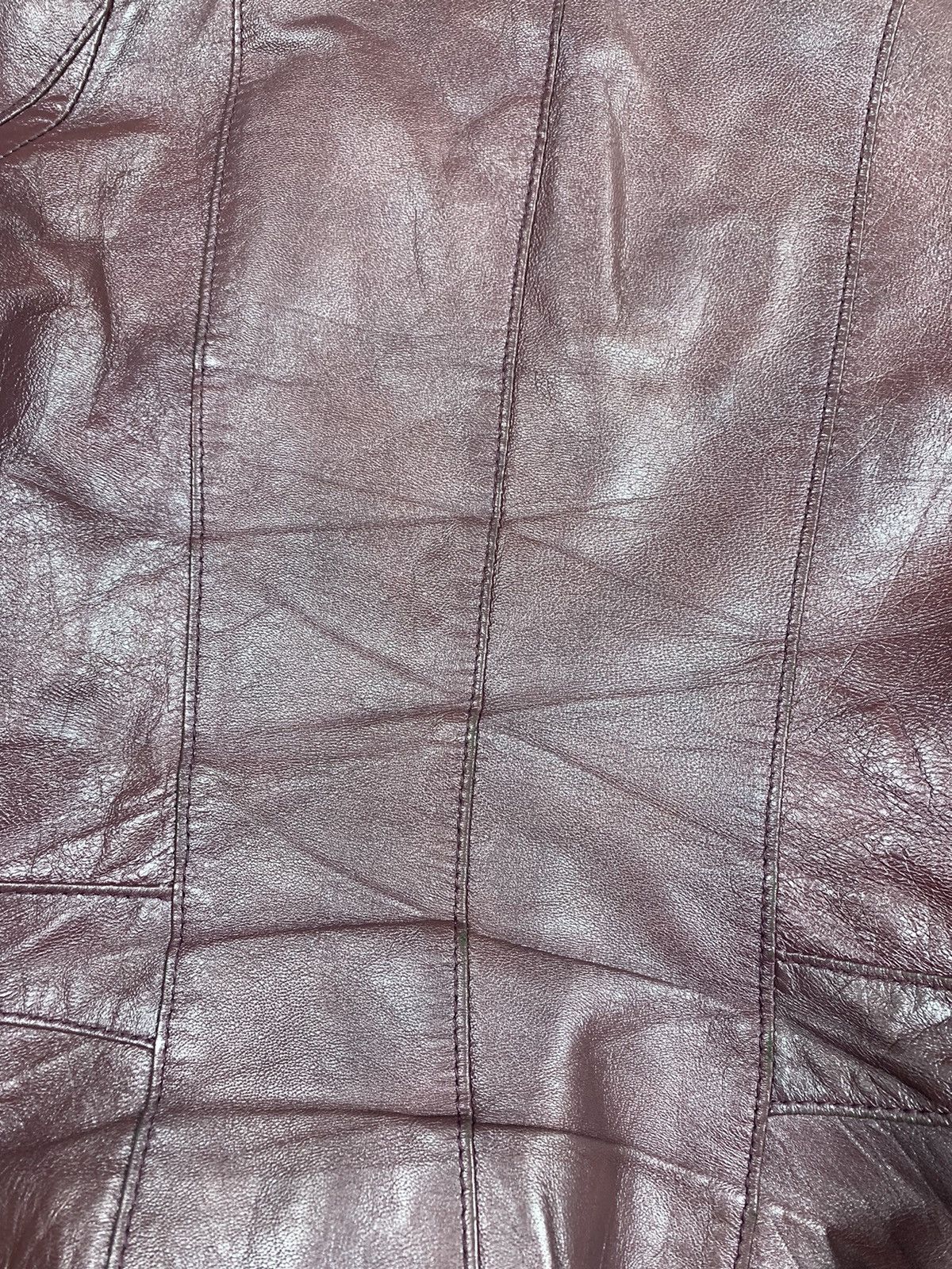 Genuine Leather × Vintage Vintage Y2K Leather cropped jacket opium AvantGarde style Size M / US 6-8 / IT 42-44 - 8 Thumbnail