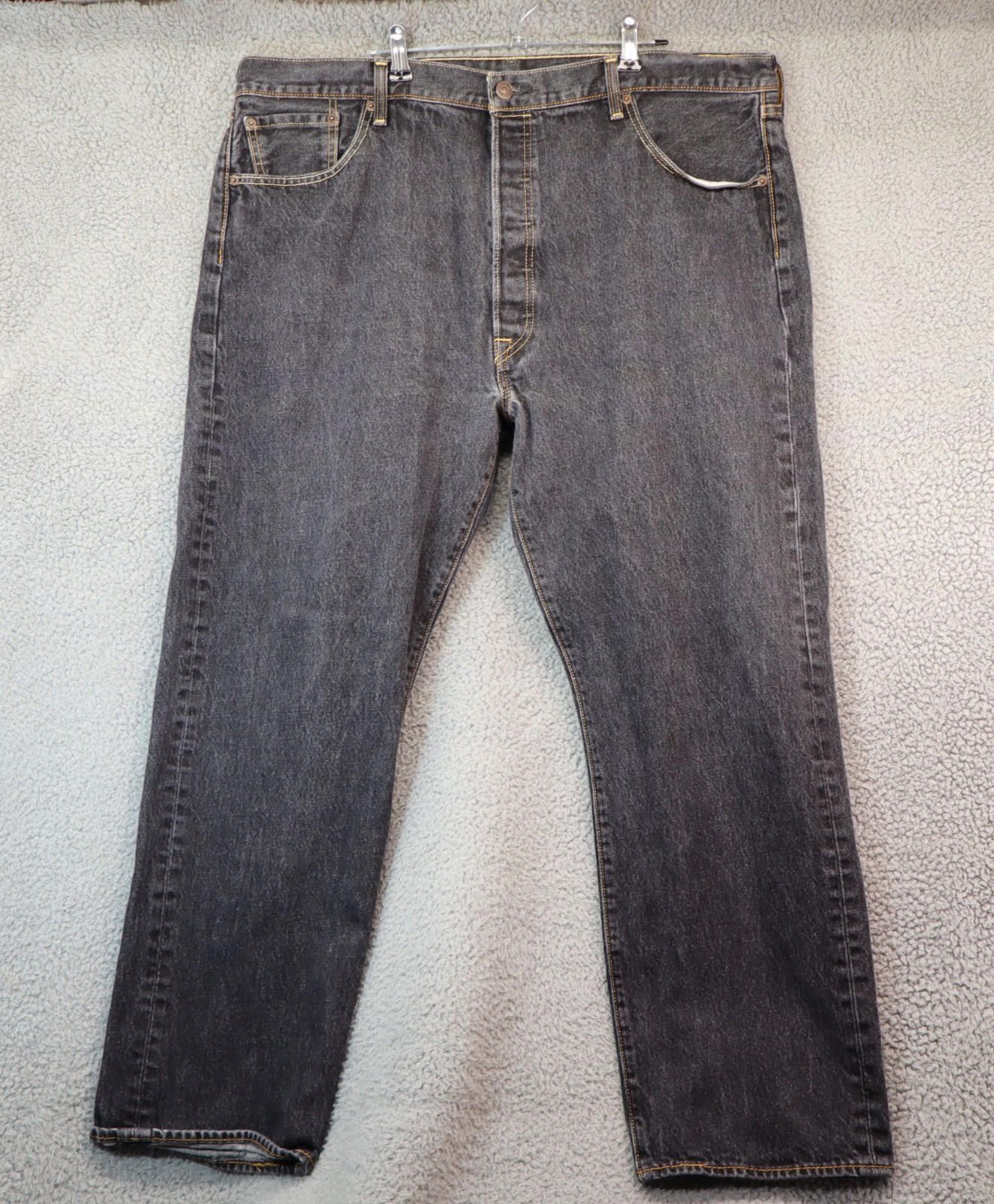 Levi's Levis 501 44x32 Men Black Red Tab Straight Leg Button Fly Size US 44 / EU 60 - 1 Thumbnail