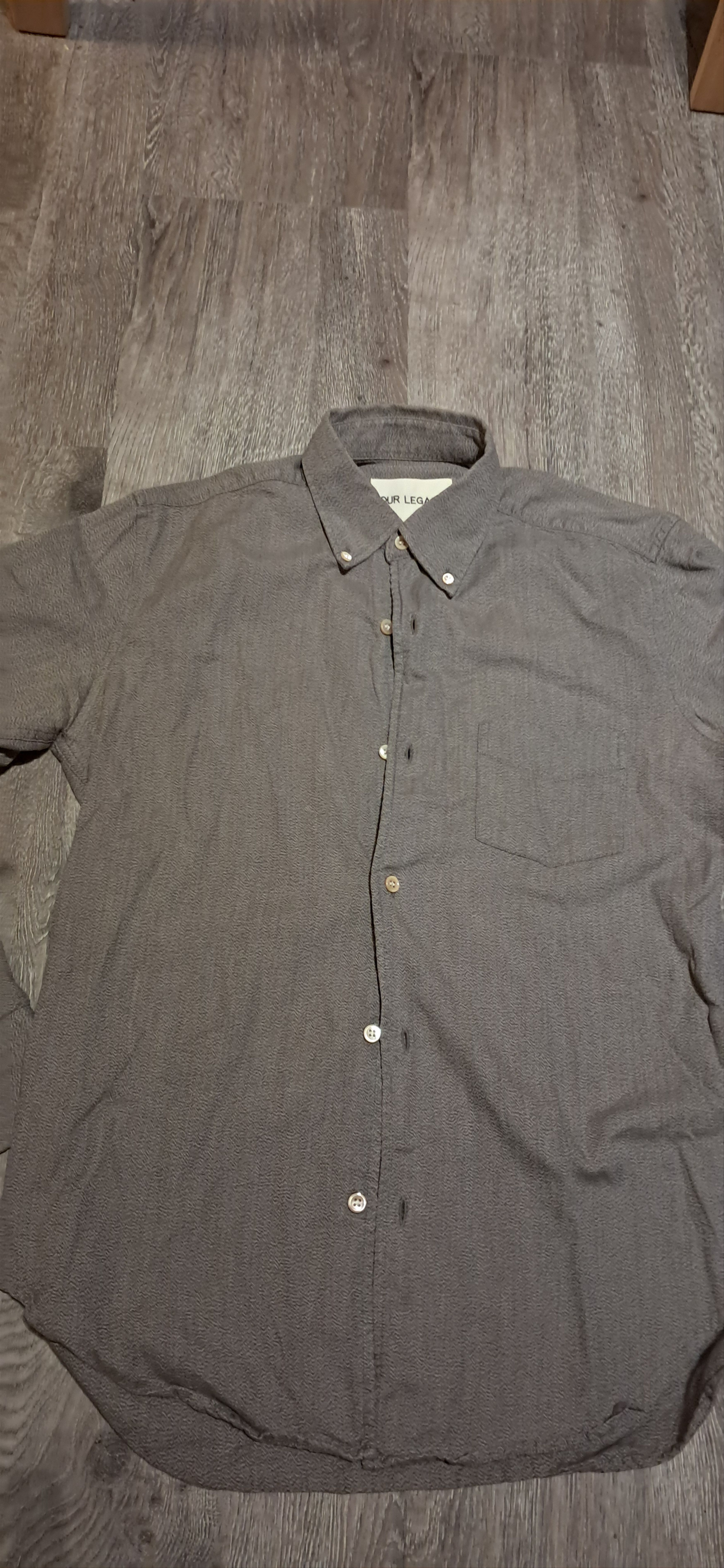 Our Legacy Our Legacy Box Shirt Asphalt Grey Check SS20 | Grailed