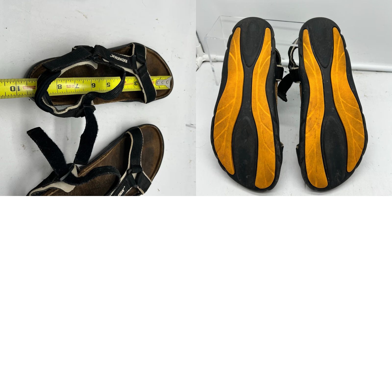 Birkenstock Birkenstock Sandals Womens 6.5 Slingback Rubber Sole Black Size US 7 / IT 37 - 8 Thumbnail