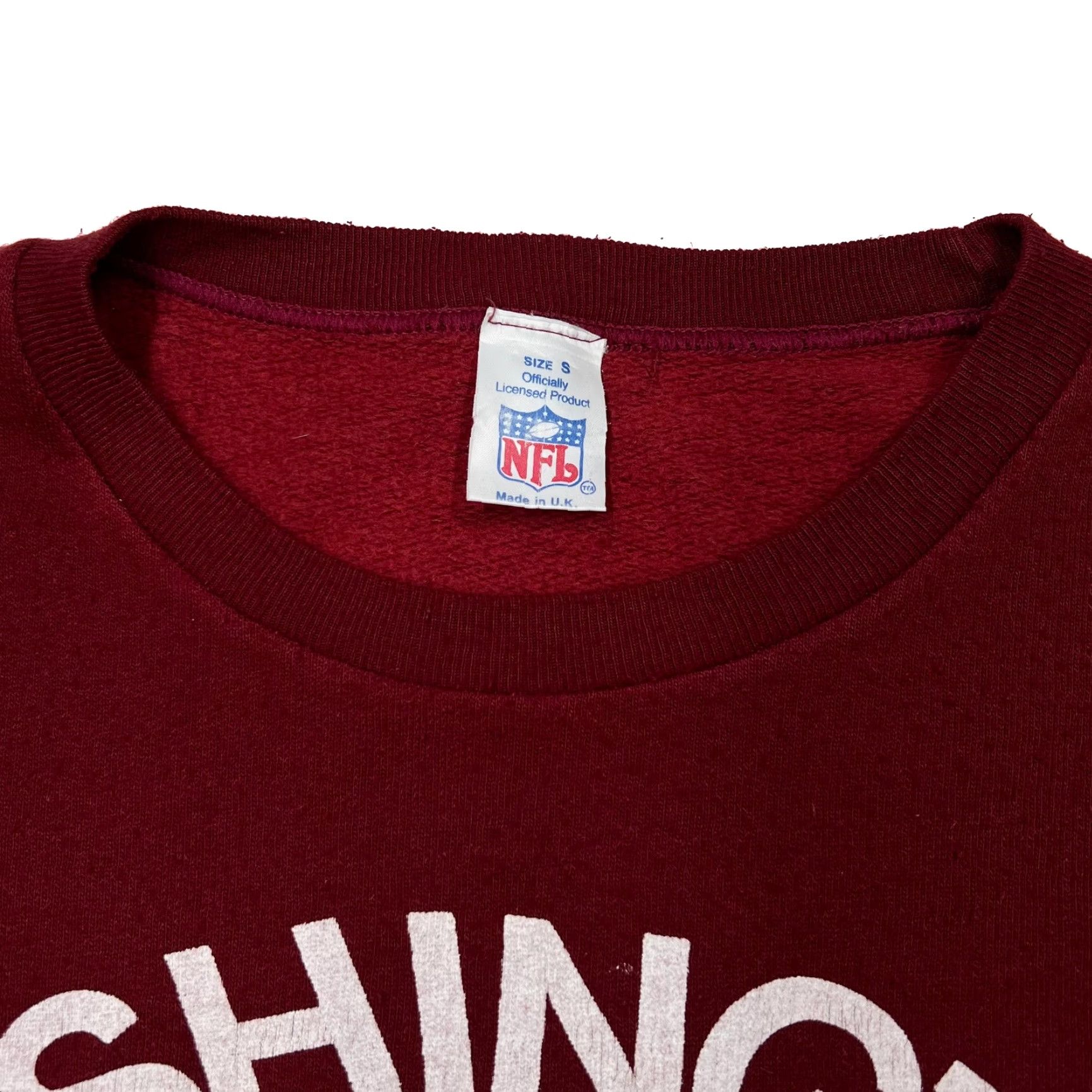 NFL VINTAGE NFL Washington Commanders Sweatshirt Crewneck Small Mens Red 80s Made In UK Size US S / EU 44-46 / 1 - 5 Thumbnail