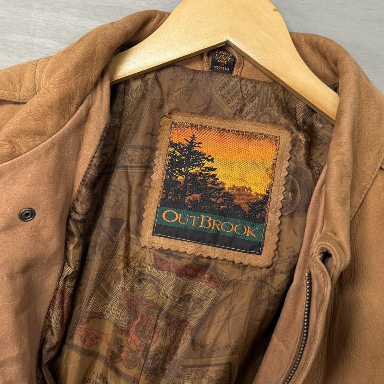 Vintage Vintage Outbrook Suede Leather Bomber Jacket Large Size US L / EU 52-54 / 3 - 3 Thumbnail
