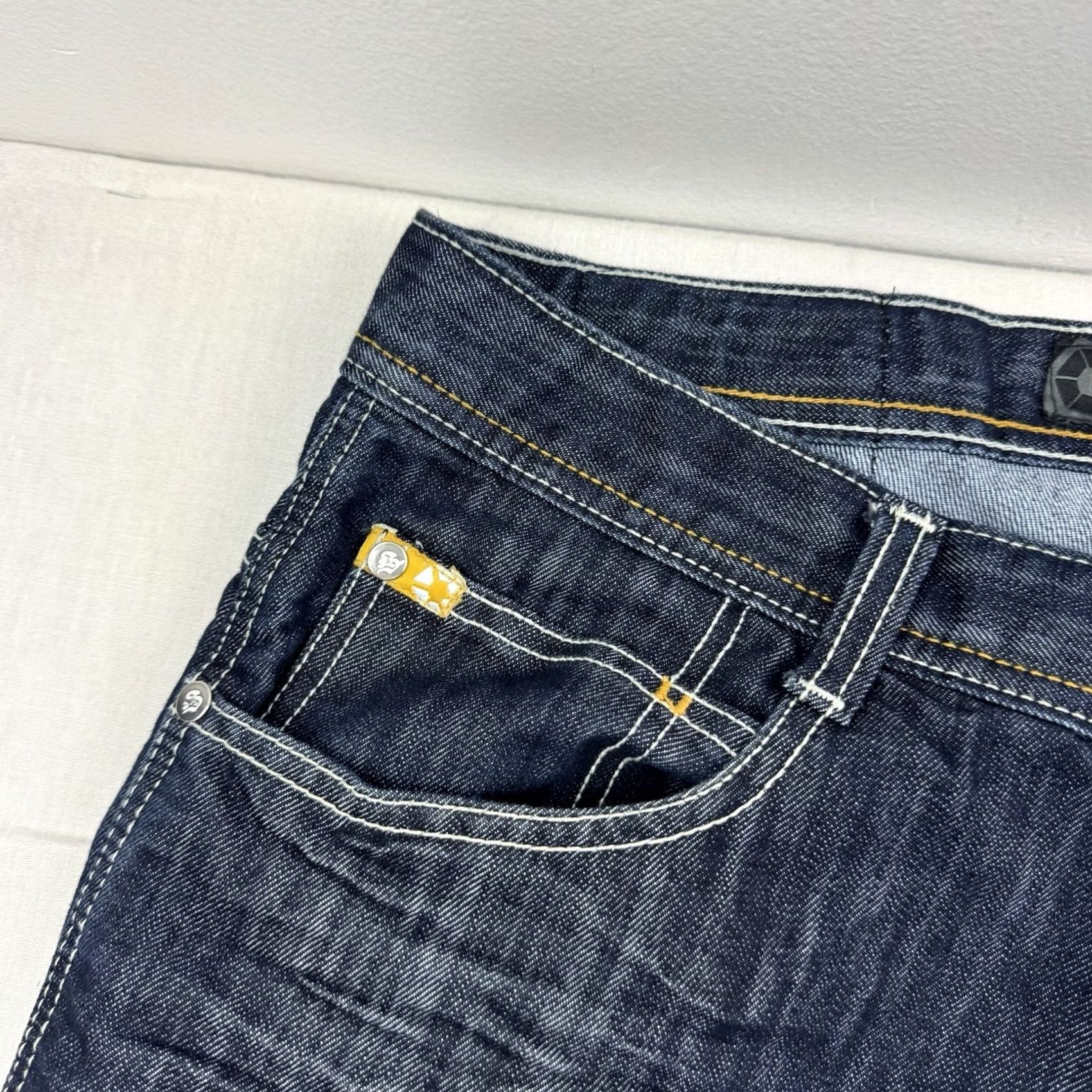 Southpole VINTAGE Southpole Jeans Adult 38x32 Relaxed Hip Hop Y2K Hipster Grunge 90s Skater Jeans Mens Blue Cotton Polyester Straight Zip 38" 90s Hip Hop Mens Size US 38 / EU 54 - 6 Thumbnail