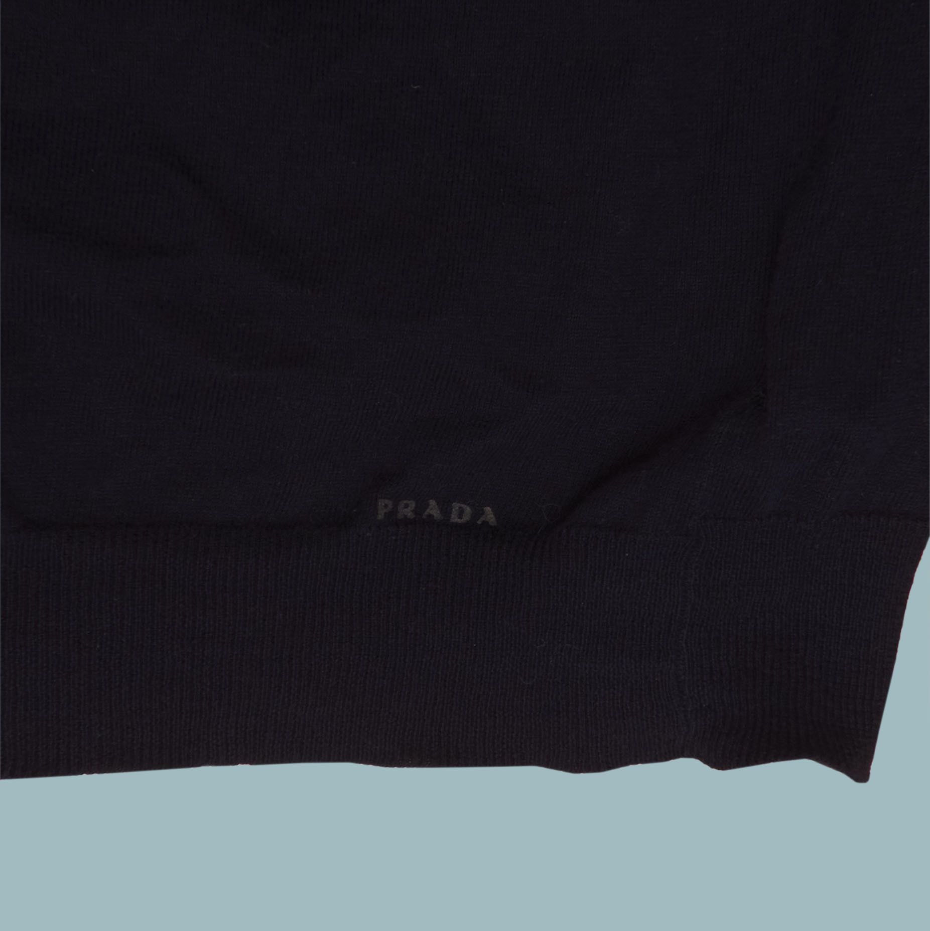 Prada PRADA CASHMERE/COTTON NAVY SWEATSHIRT 54 Size US L / EU 52-54 / 3 - 2 Thumbnail