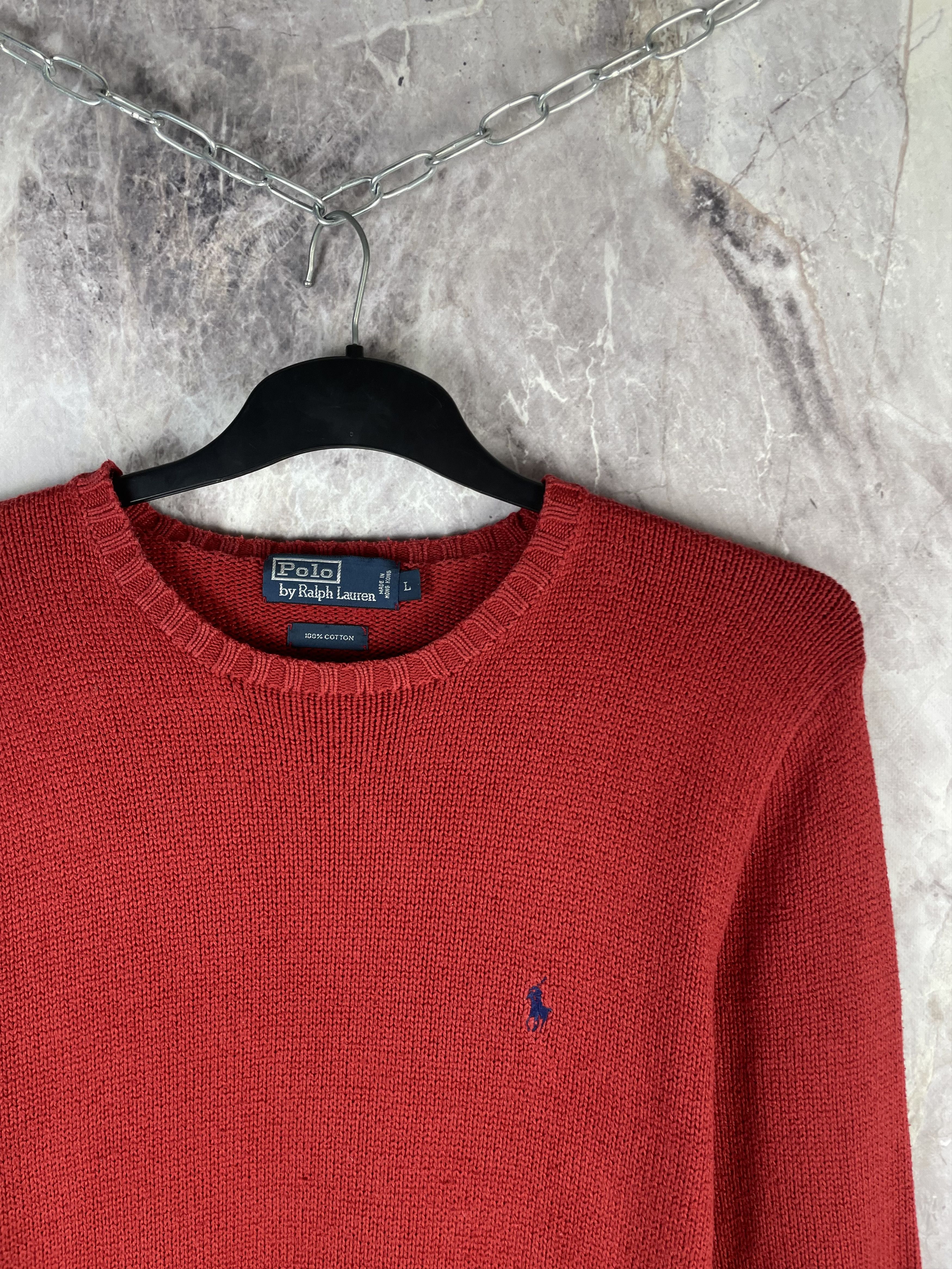 Polo Ralph Lauren Polo Ralph Lauren vintage knit sweater Size US L / EU 52-54 / 3 - 3 Thumbnail