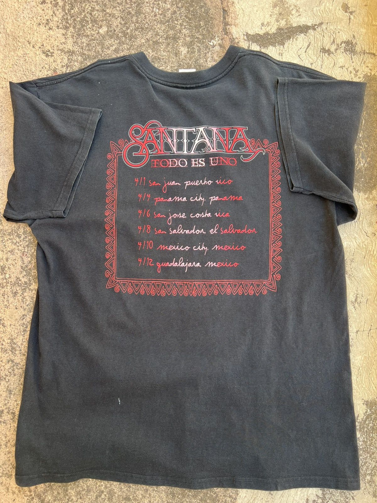 Vintage Vintage 2003 Carlos Santana Tour Size US XL / EU 56 / 4 - 2 Thumbnail
