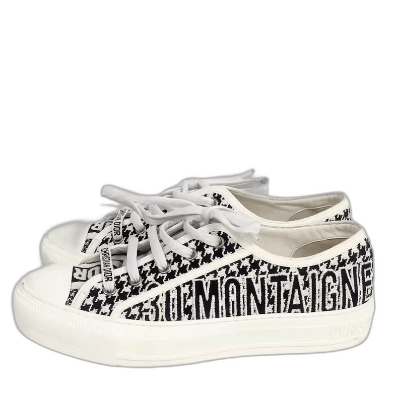 Dior Dior Houndstooth Print Sneakers Size 37-yf Size US 6.5 / EU 39-40 - 1 Thumbnail