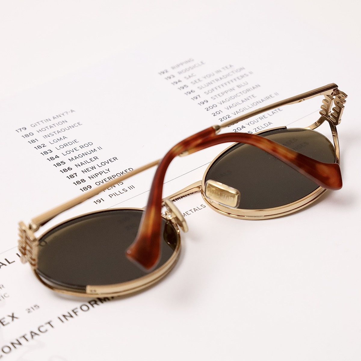 Miu Miu MIU MIU 0MU 52YS SUNGLASSES Size ONE SIZE - 9 Thumbnail