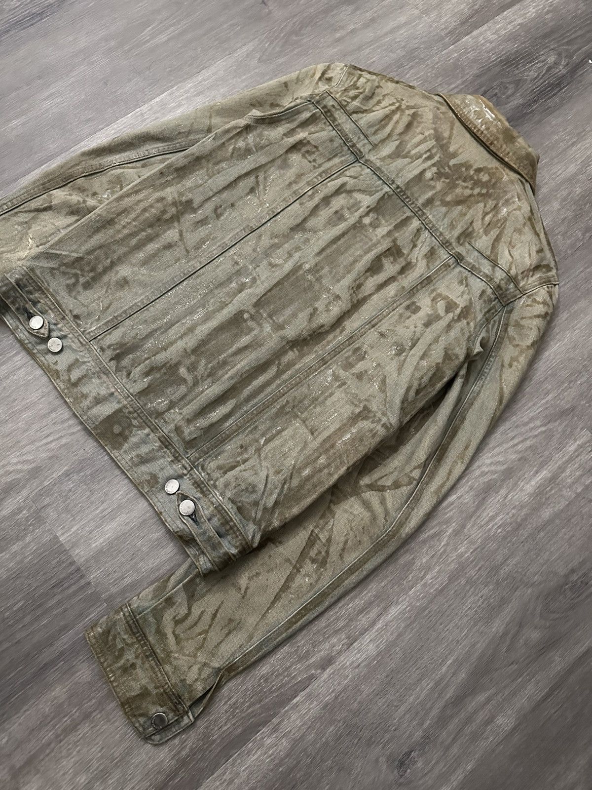 SS04 Dior Bleu Claire Waxed Denim Jacket