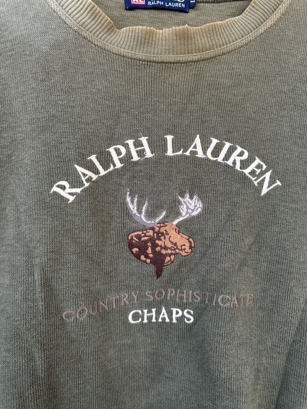 Chaps Ralph Lauren Vintage 90s Chaps Ralph Lauren Country Sophisticate Sweat Size US L / EU 52-54 / 3 - 2 Thumbnail