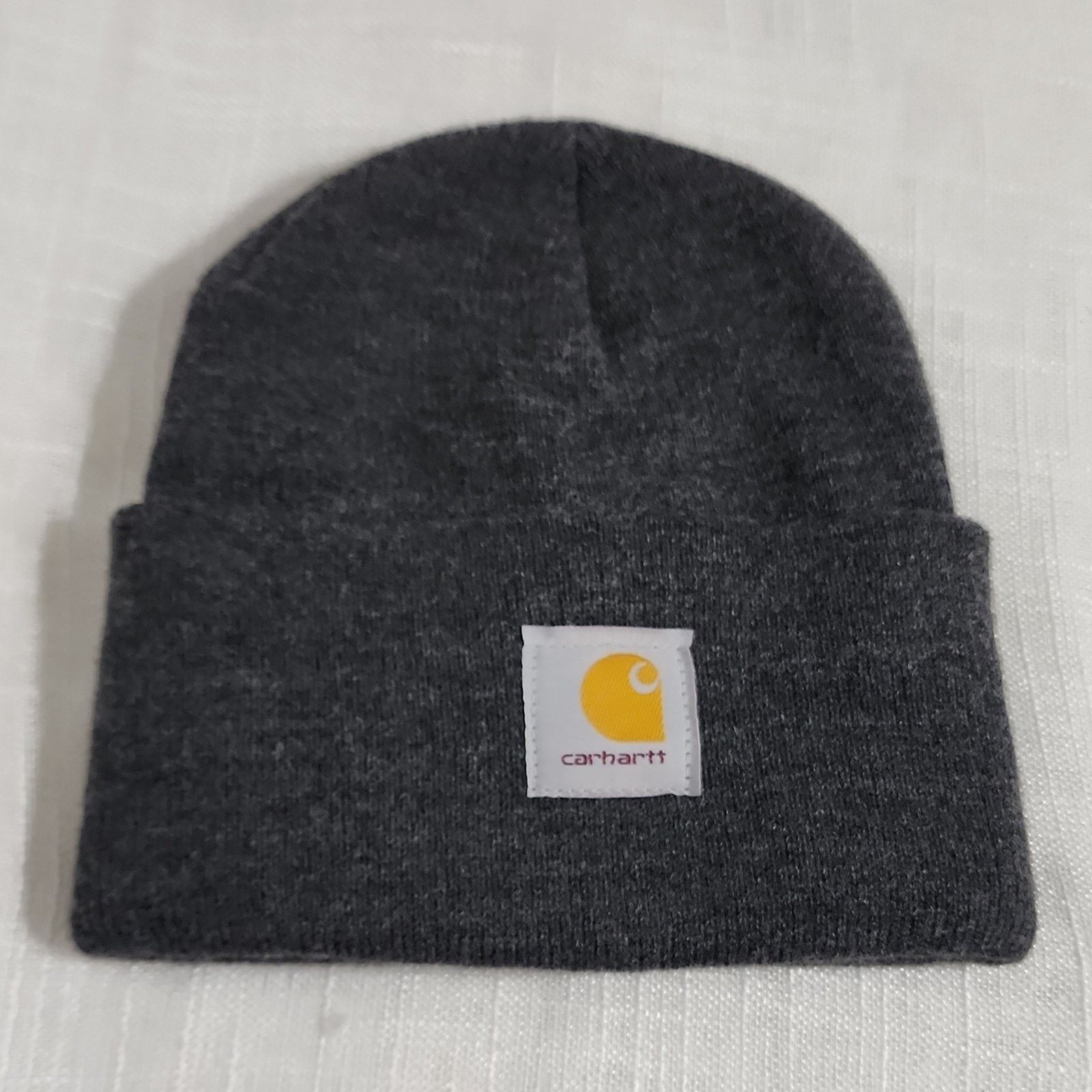 Carhartt Carhartt A18 Knit Cuffed Beanie Gray One Size Size ONE SIZE - 1 Thumbnail