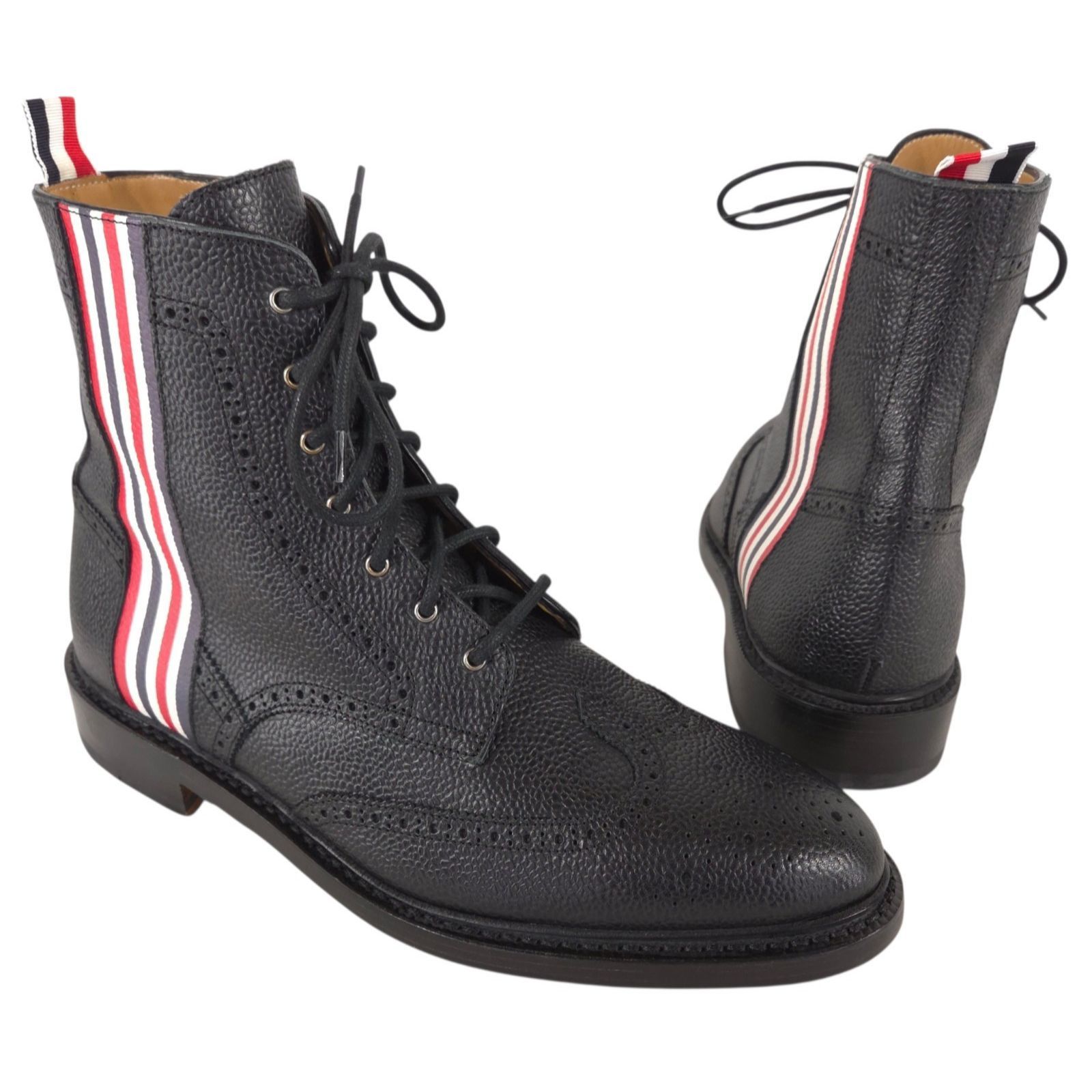Thom Browne Thom Browne Wingtip Brogue Boots US 11 EU 44 Mens Black $14 Size US 11 / EU 44 - 2 Thumbnail