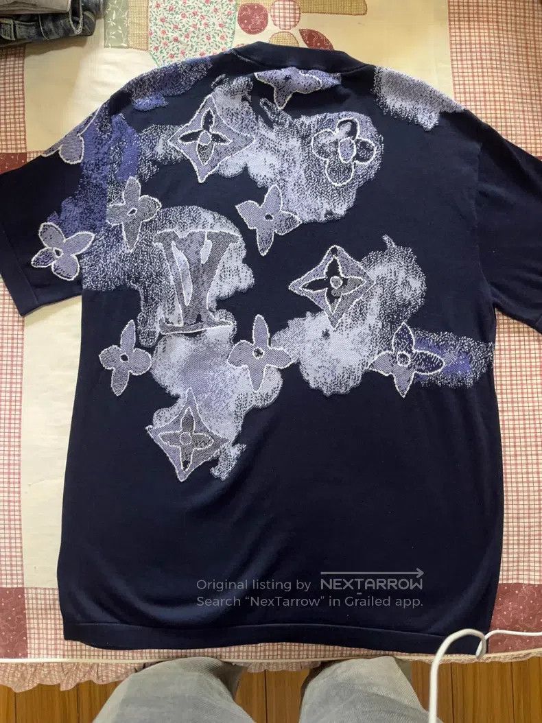 Louis Vuitton Louis Vuitton Ink rendering knitted short sleeves Size US XS / EU 42 / 0 - 2 Thumbnail