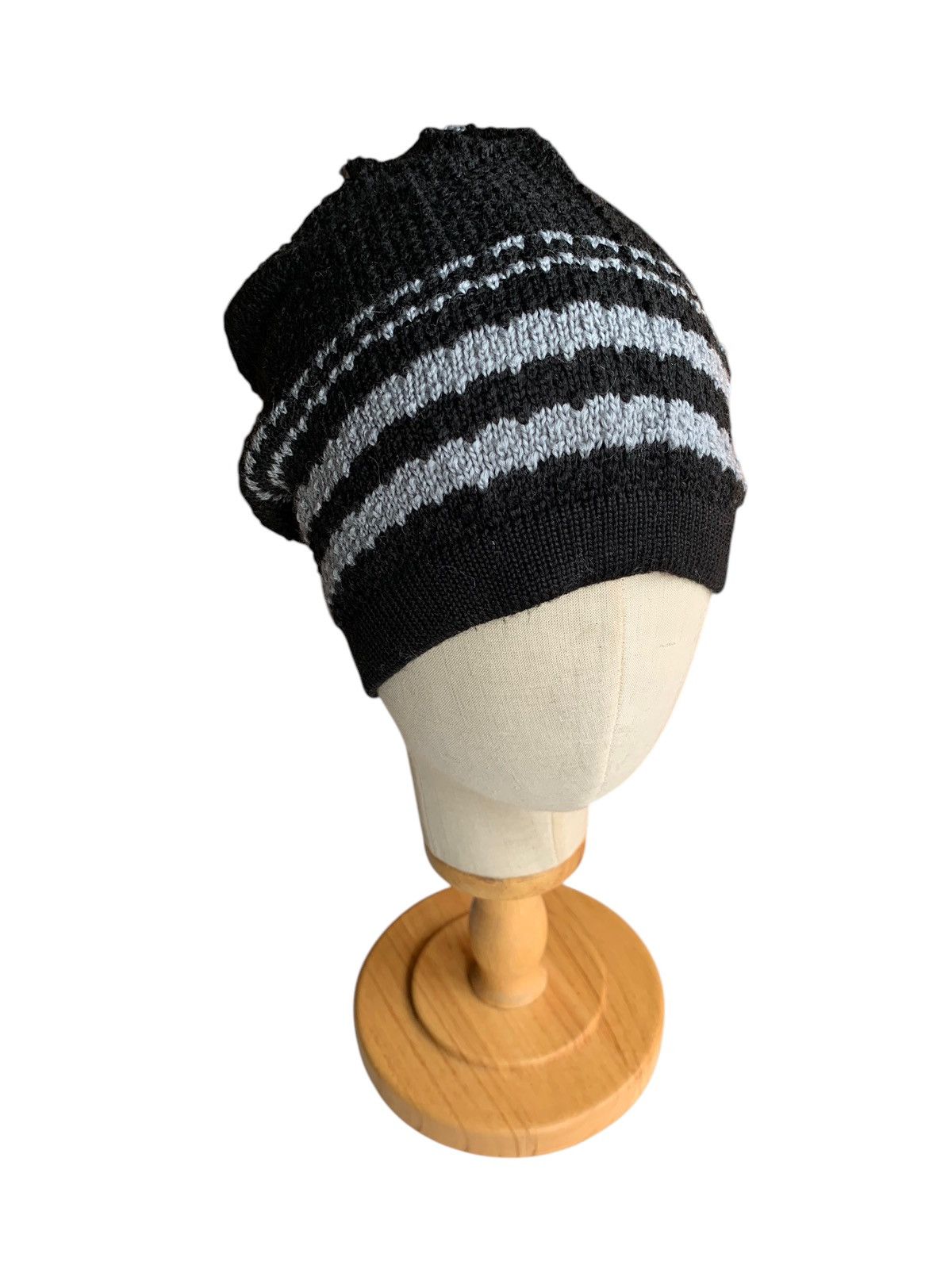 Japanese Brand × Kapital × Vintage Japanese Knitted Stripe Winter Sessions Long Beanie Hats Size ONE SIZE - 8 Thumbnail
