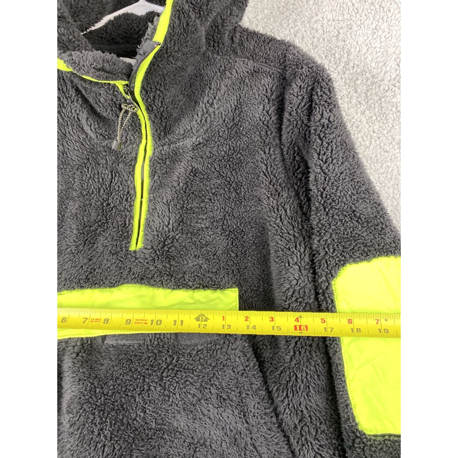 Pacsun VINTAGE Pacsun Hoodie Pullover Jacket Mens Small Black Sherpa Long Sleeve / 33-3 Size US S / EU 44-46 / 1 - 7 Thumbnail
