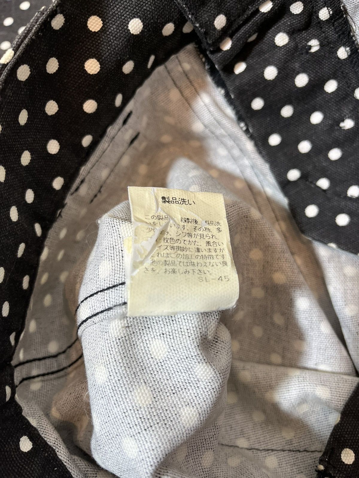 Zucca Zucca by Issey Miyake Polkadot Cargo Pants Size US 31 - 10 Thumbnail