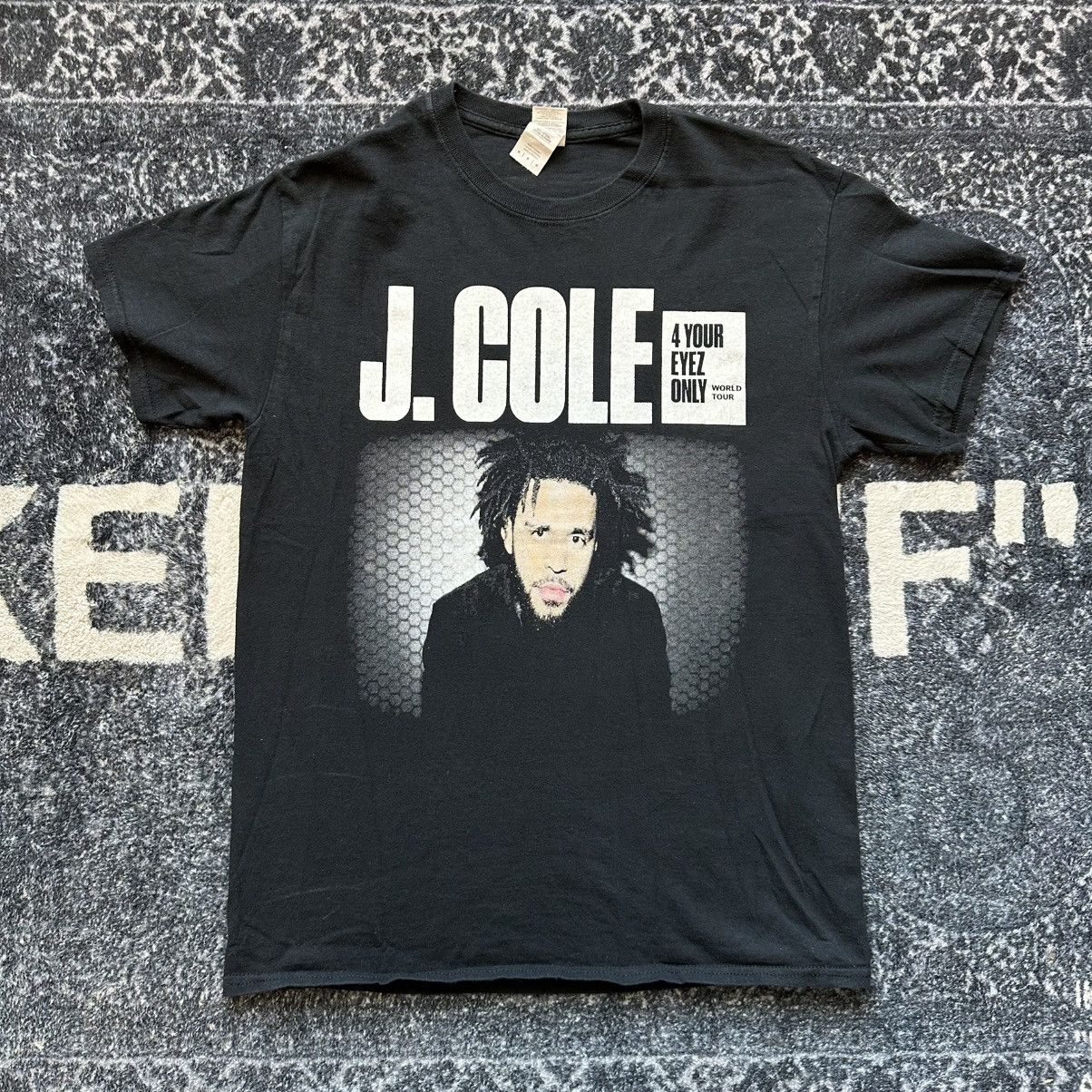 J. Cole J Cole Tour 4 Your Eyez Only Graphic T-Shirt Medium Size US M / EU 48-50 / 2 - 1 Thumbnail