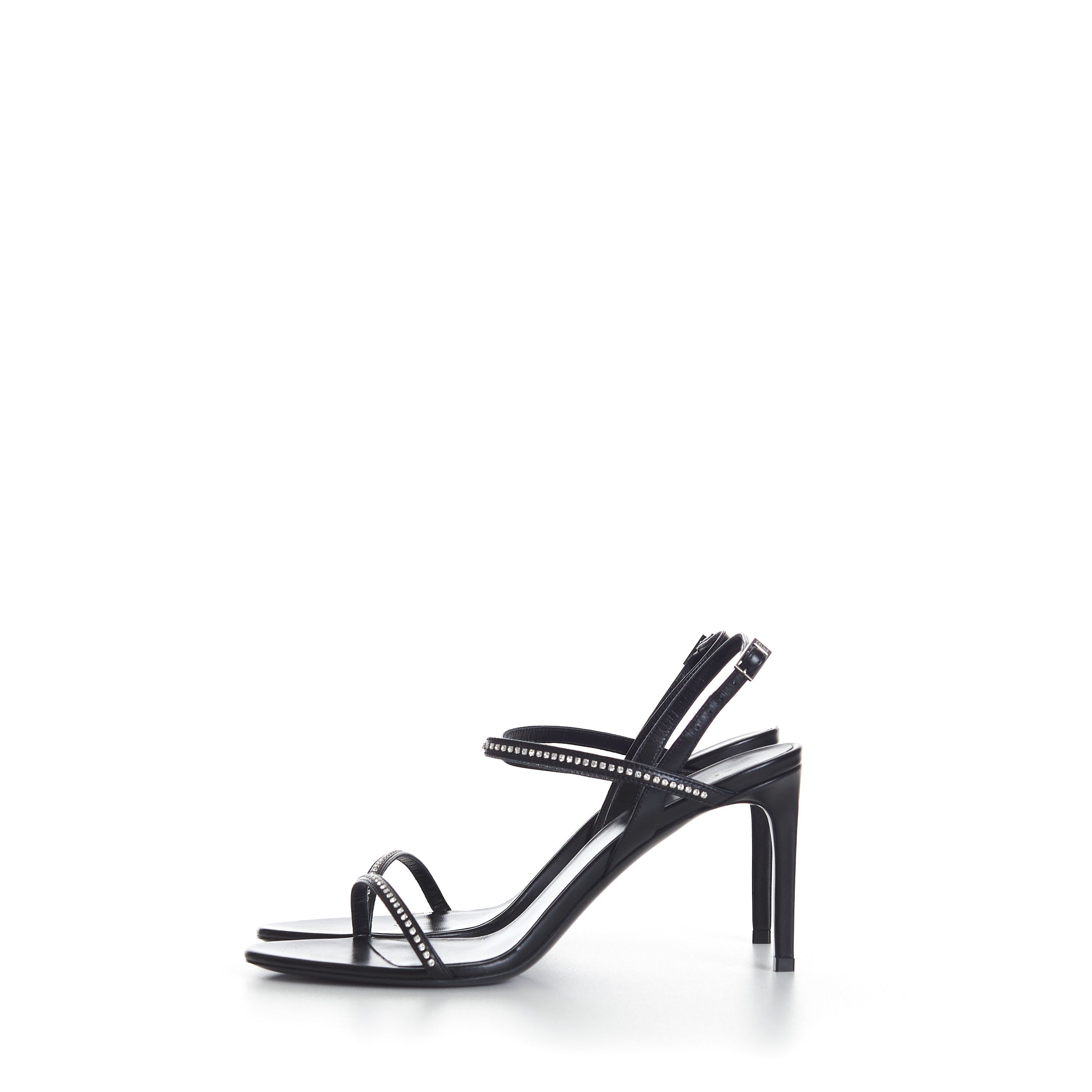 Celine Black Soir Strap Sandal - Strass Embellished Straps Size US 7 / IT 37 - 5 Thumbnail