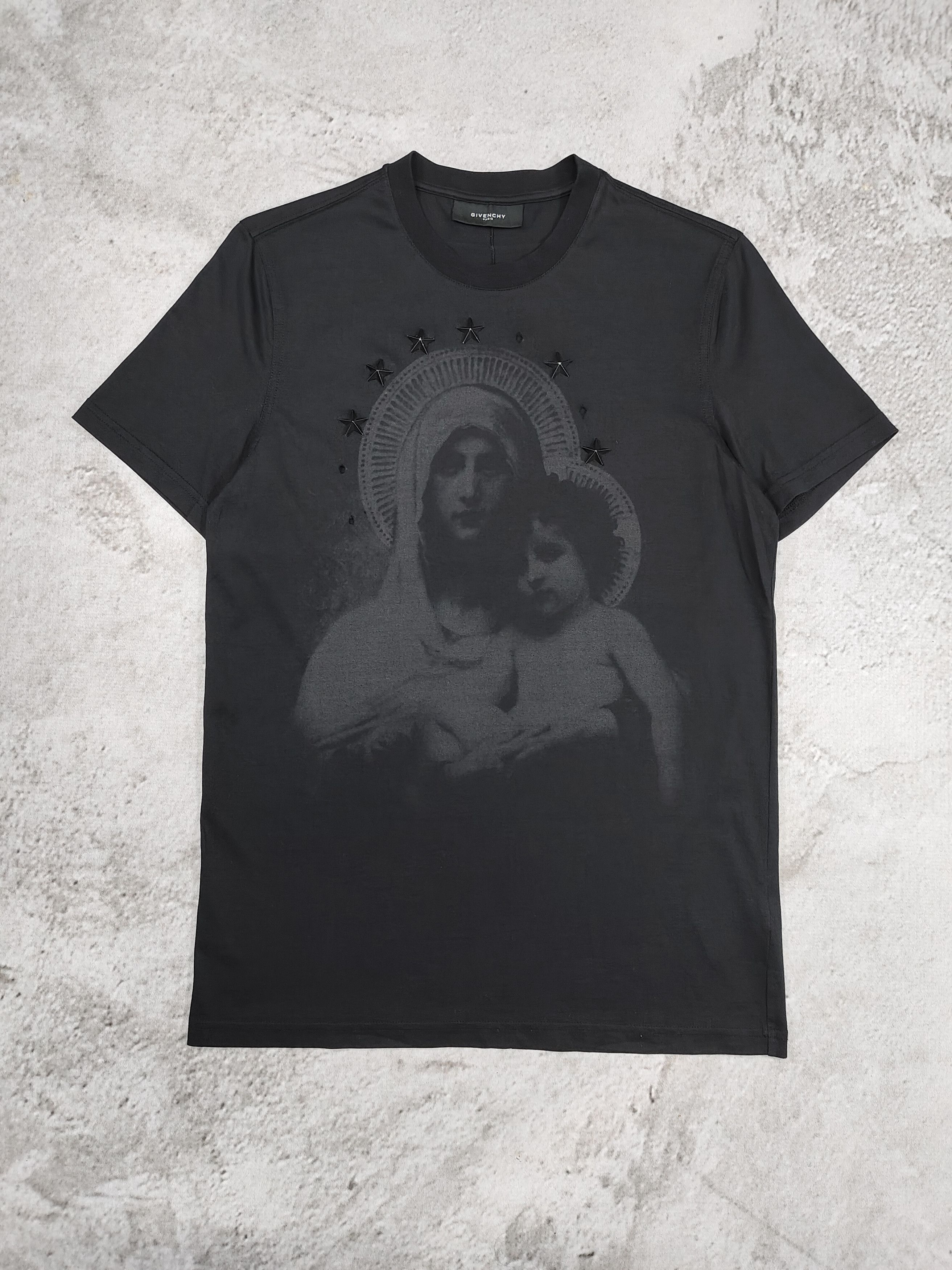 Givenchy Givenchy- Madonna Child Star Stud Gothic Punk Darkwear Tee Size US S / EU 44-46 / 1 - 1 Thumbnail