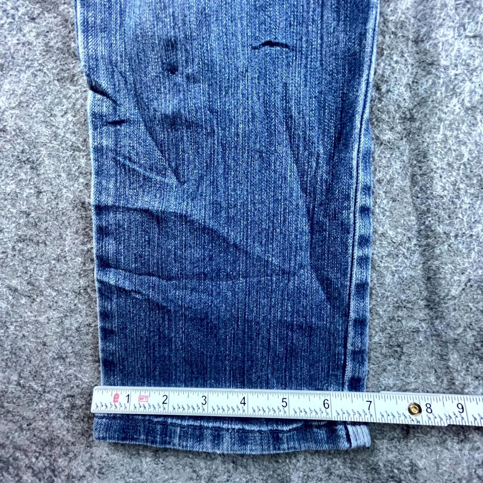 Gloria Vanderbilt Gloria Vanderbilt Amanda Straight Jeans Womens 6P Y2K Blue Size 28" / US 6 / IT 42 - 6 Thumbnail